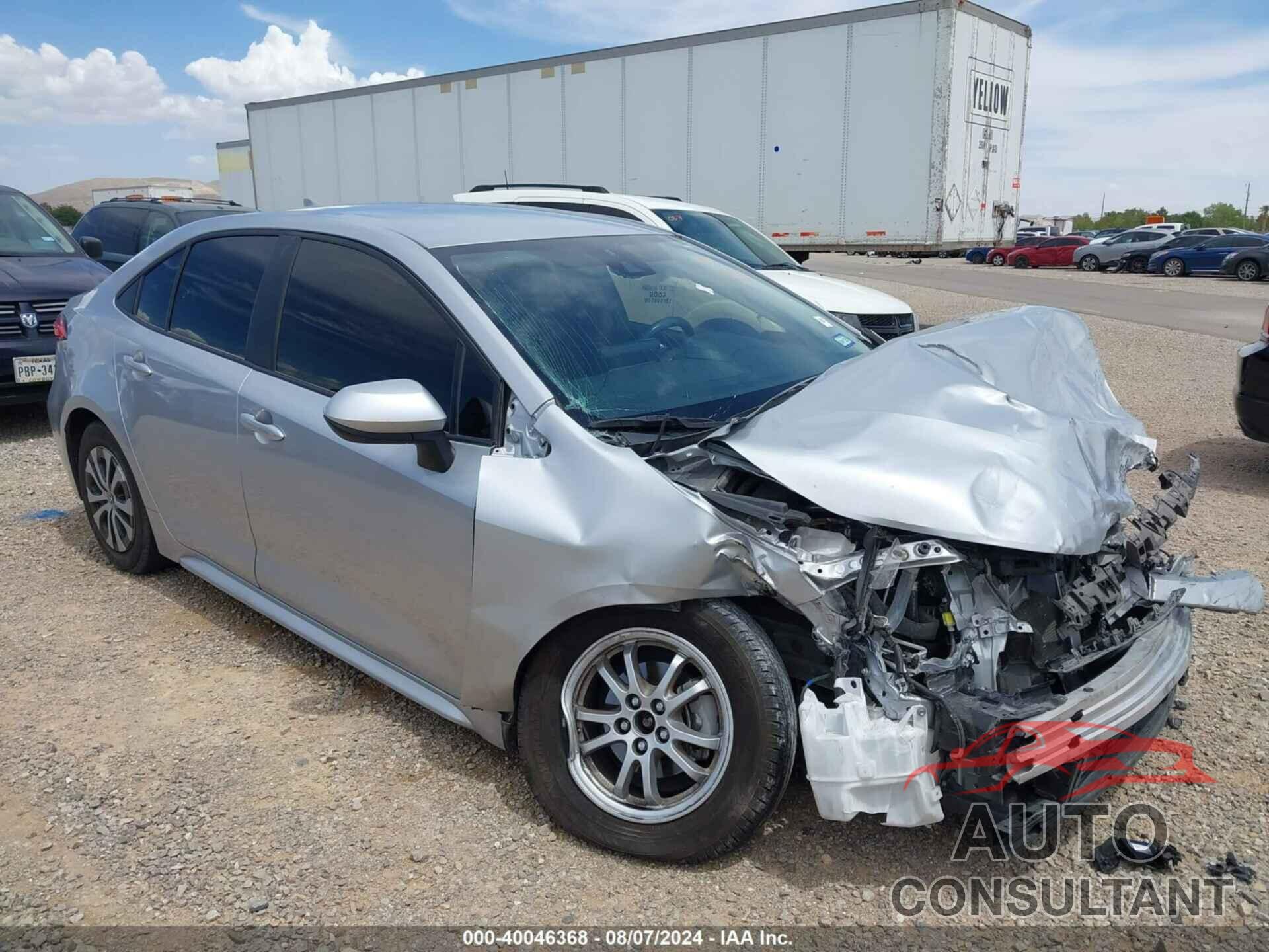 TOYOTA COROLLA 2022 - JTDEAMDEXN3007284