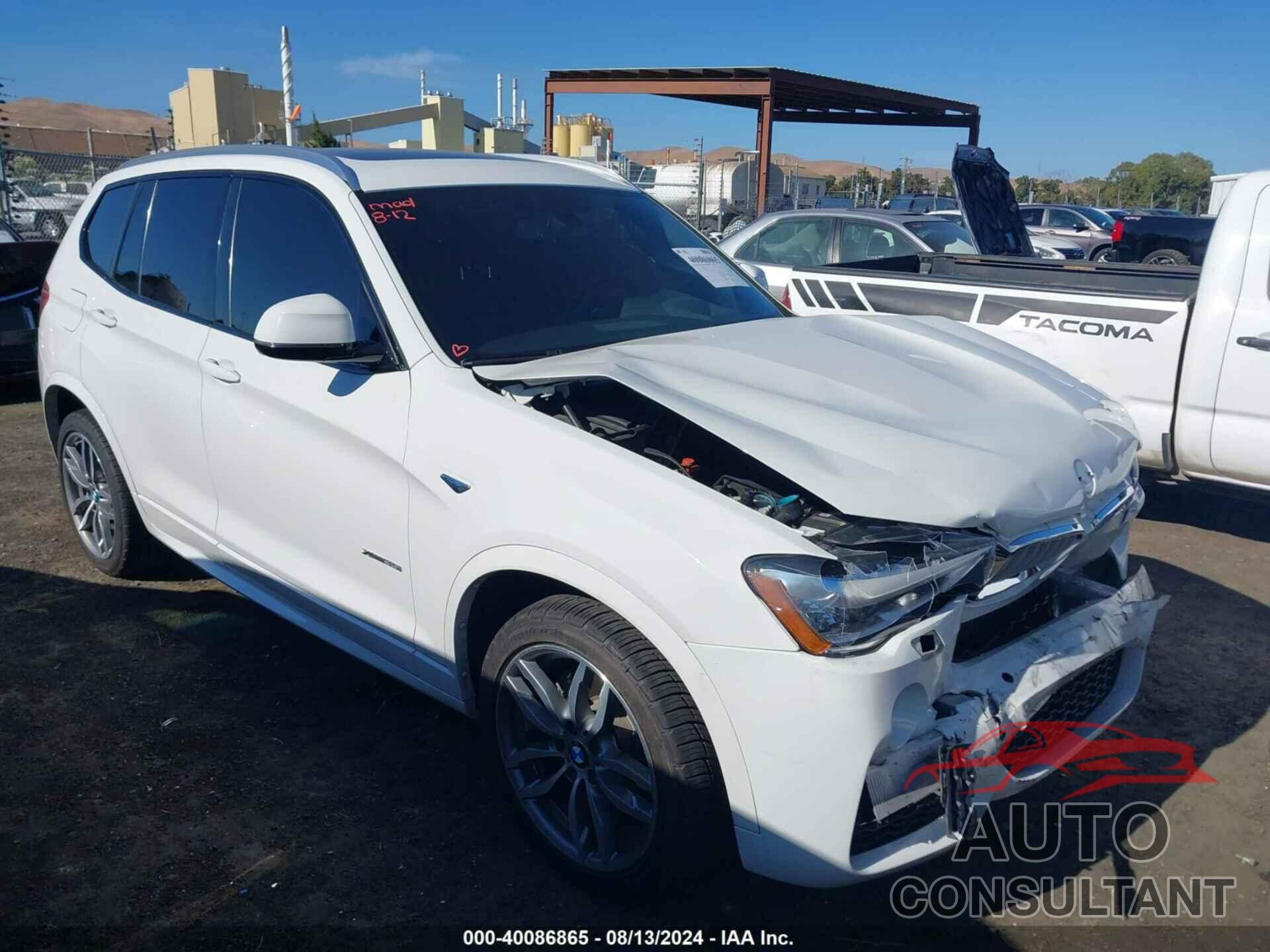 BMW X3 2016 - 5UXWX7C51G0R17737