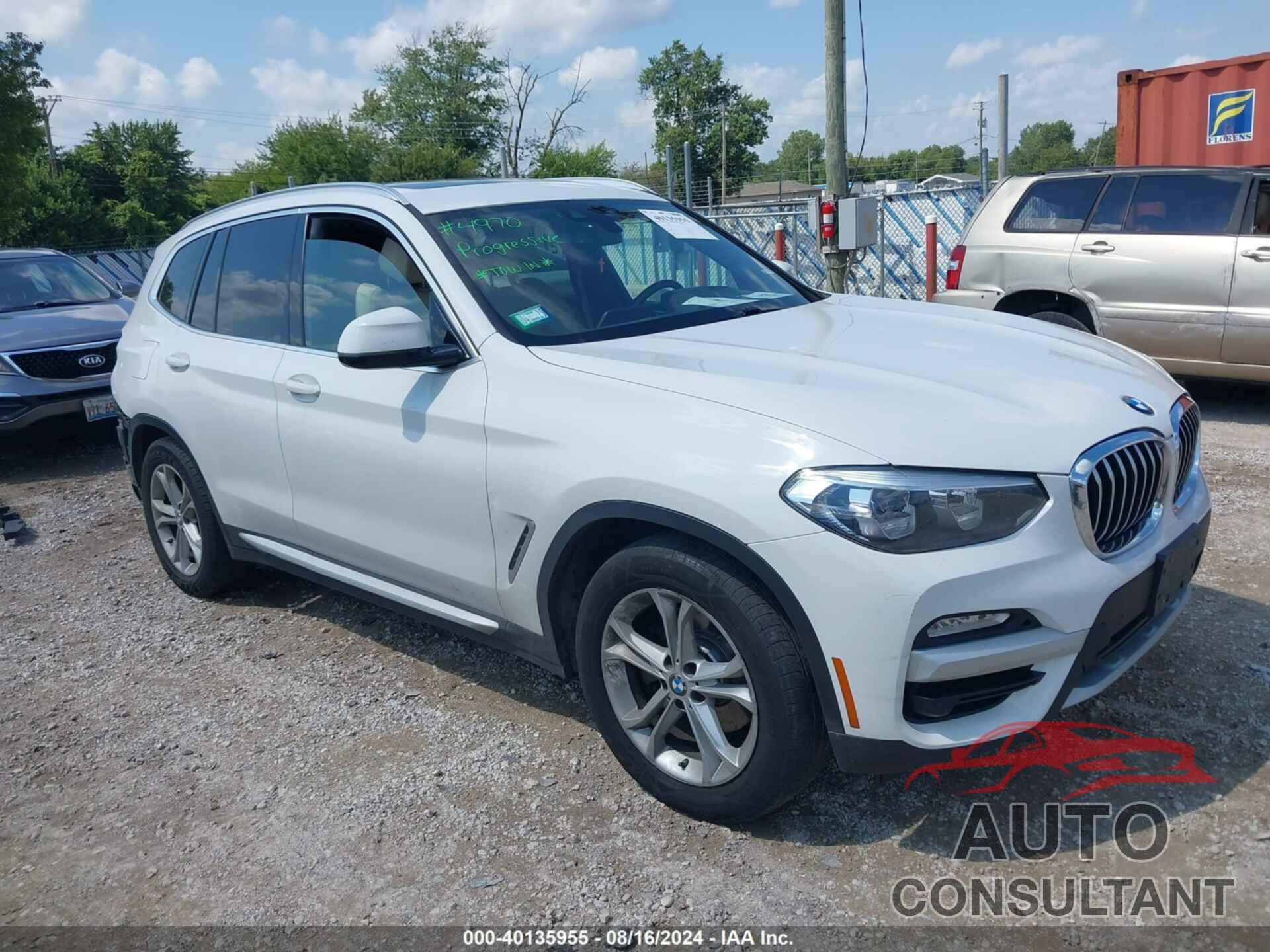 BMW X3 2019 - 5UXTR7C50KLE97640