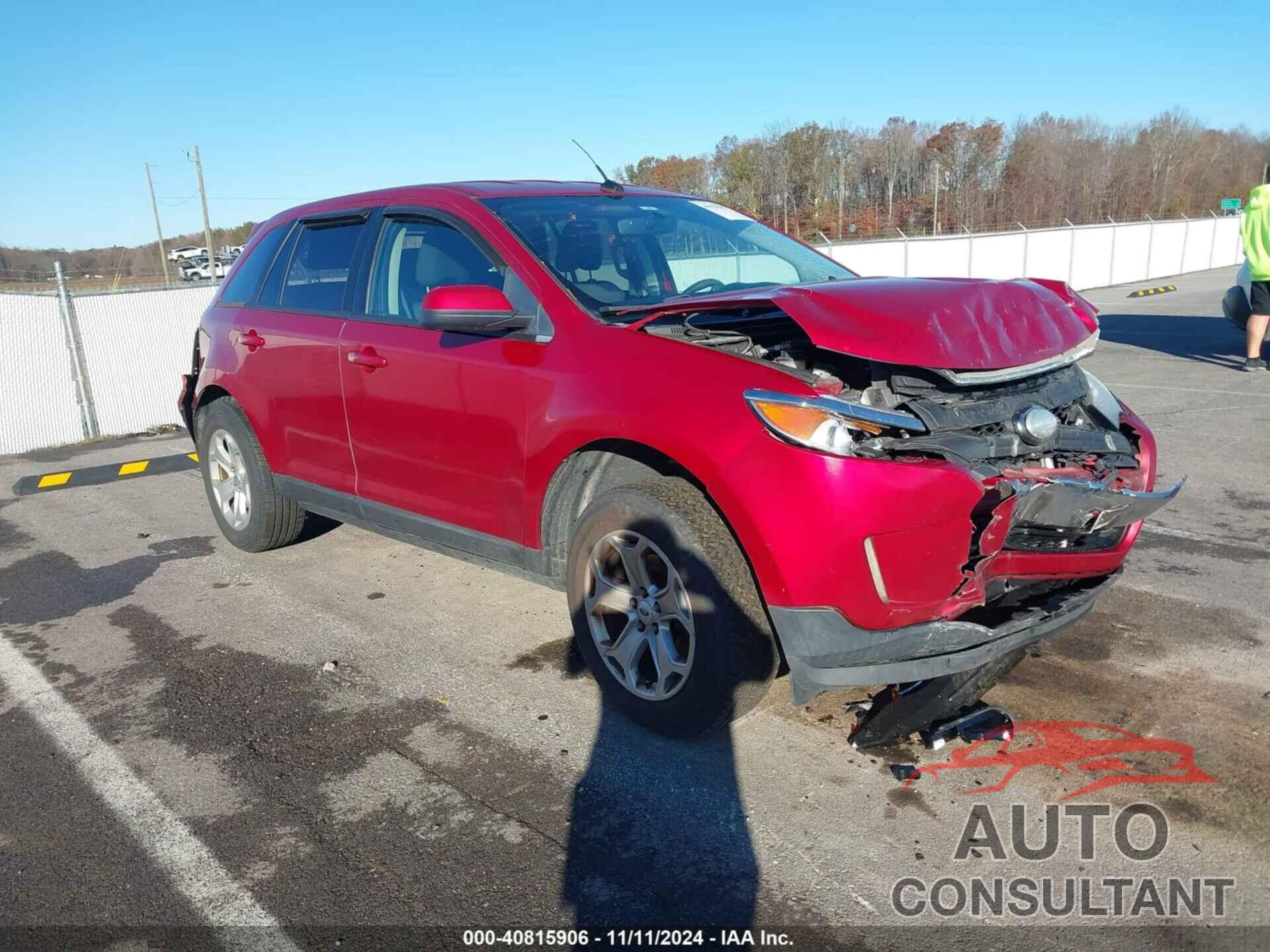FORD EDGE 2012 - 2FMDK3JC0CBA45377