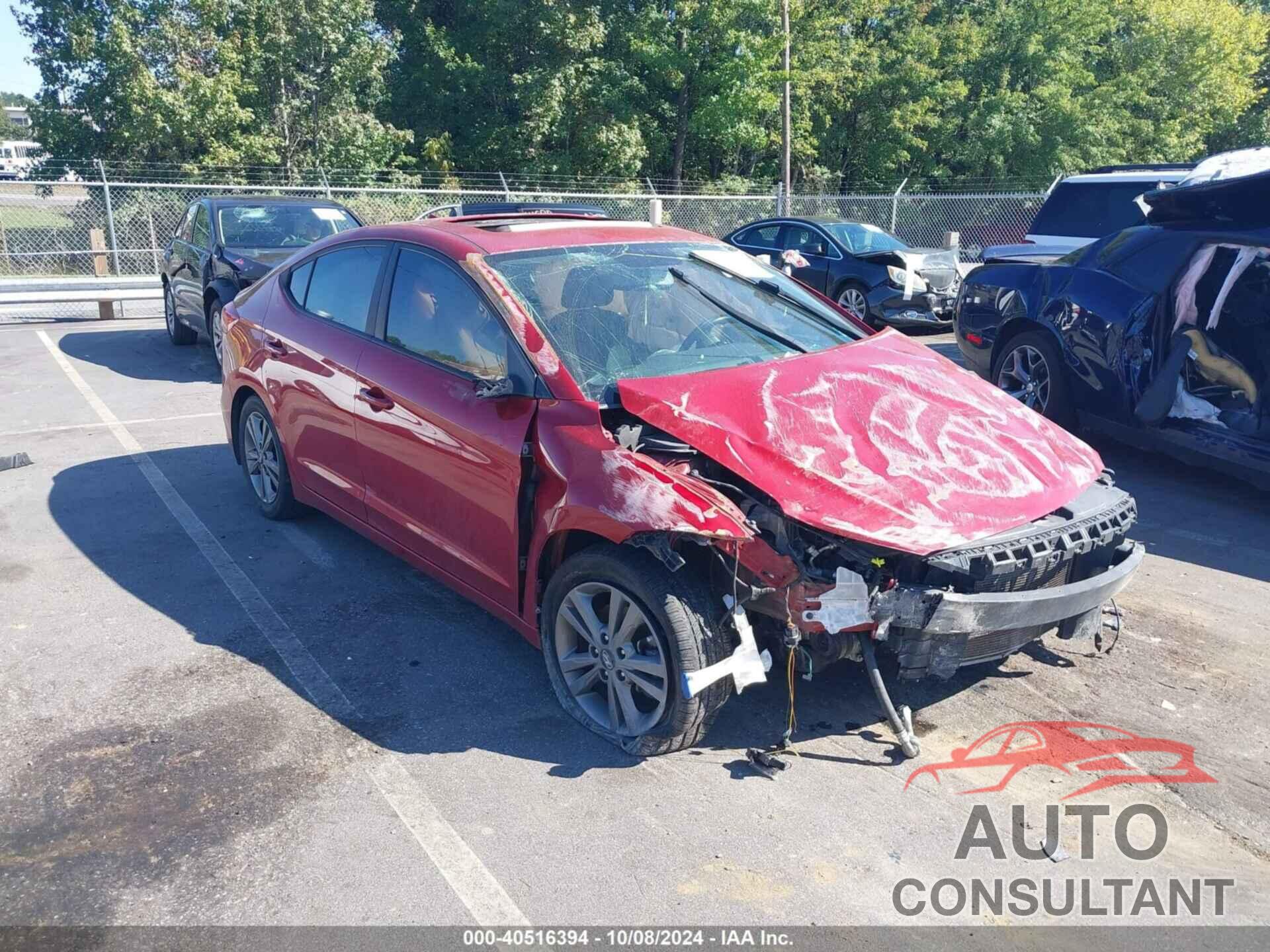 HYUNDAI ELANTRA 2017 - 5NPD84LF9HH129497