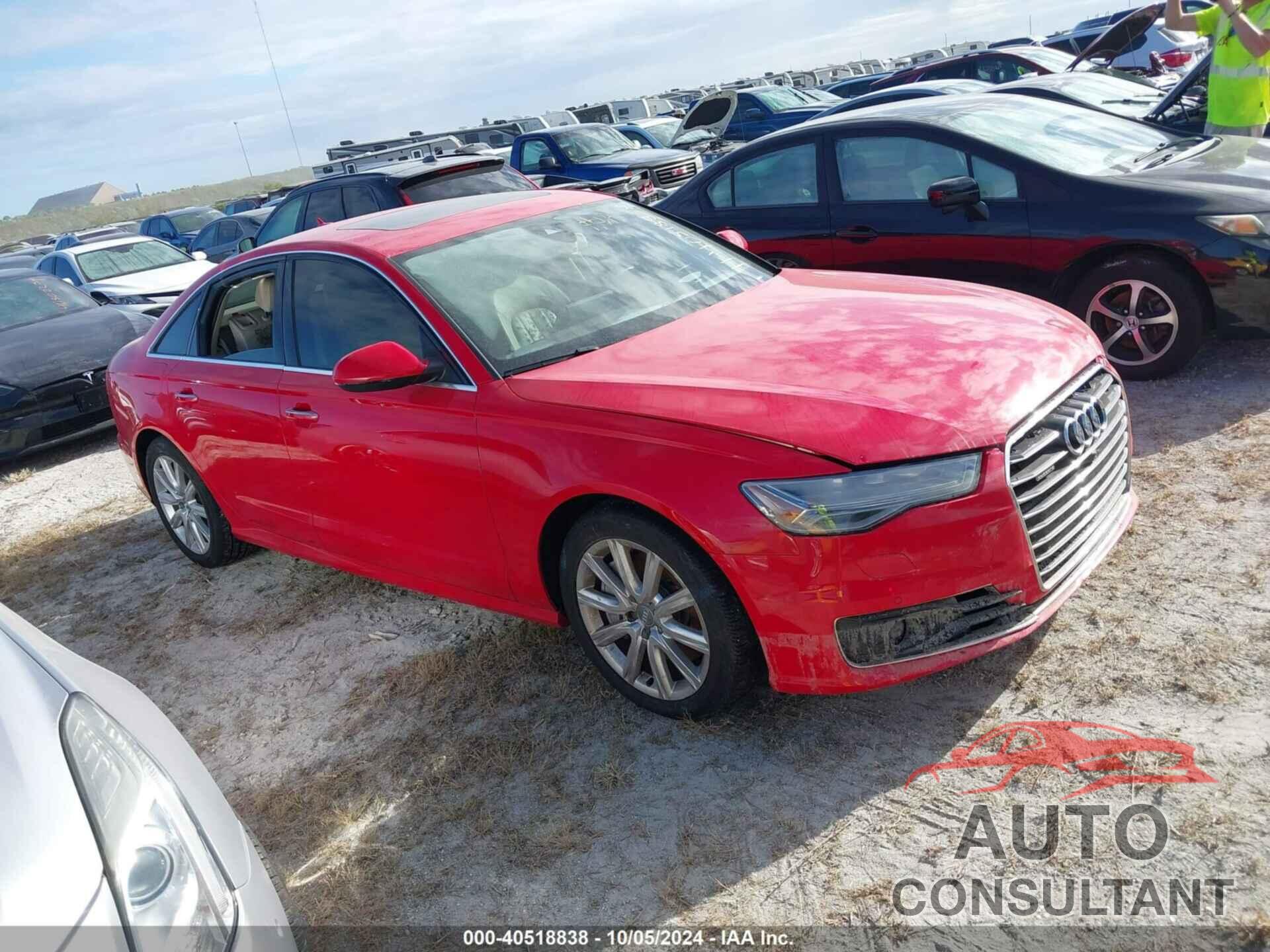 AUDI A6 2016 - WAUHMAFC8GN022286