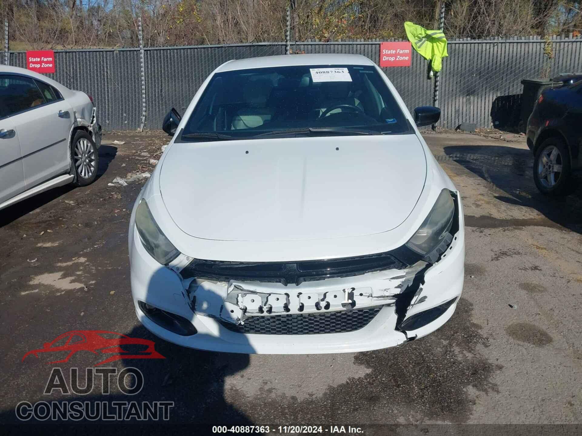 DODGE DART 2015 - 1C3CDFBB2FD344650