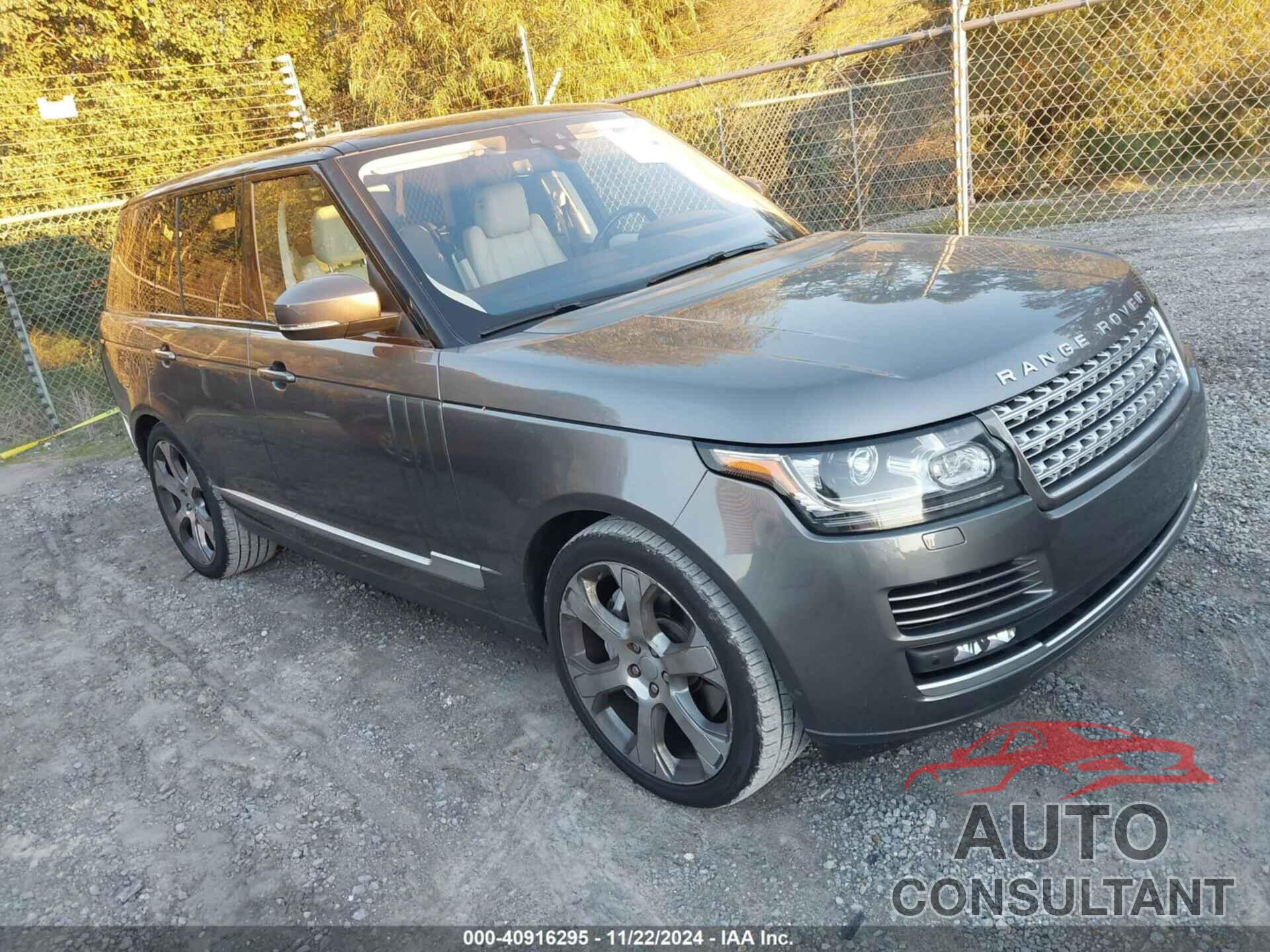 LAND ROVER RANGE ROVER 2017 - SALGS2FE7HA357715