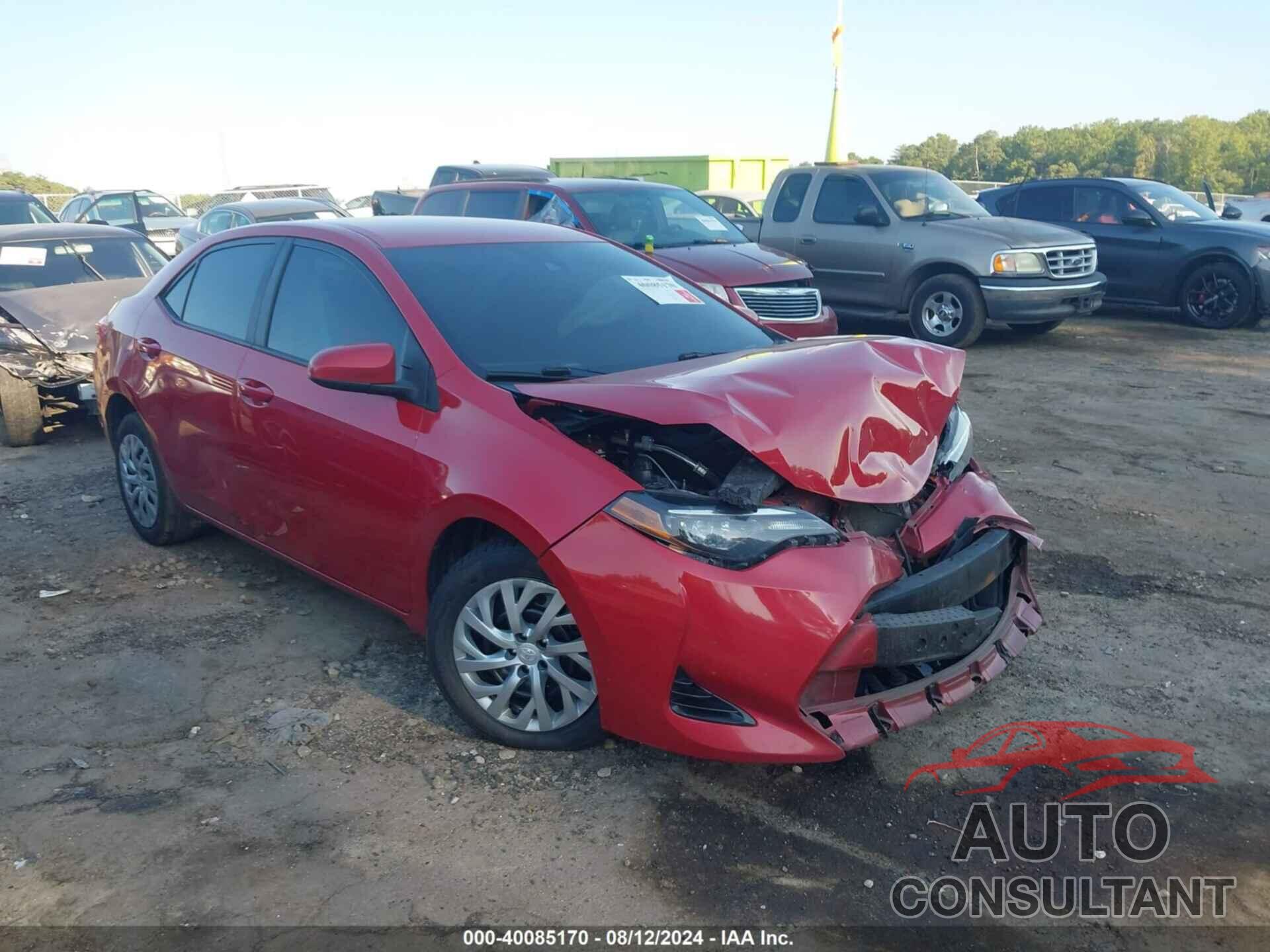 TOYOTA COROLLA 2019 - 2T1BURHE8KC147967