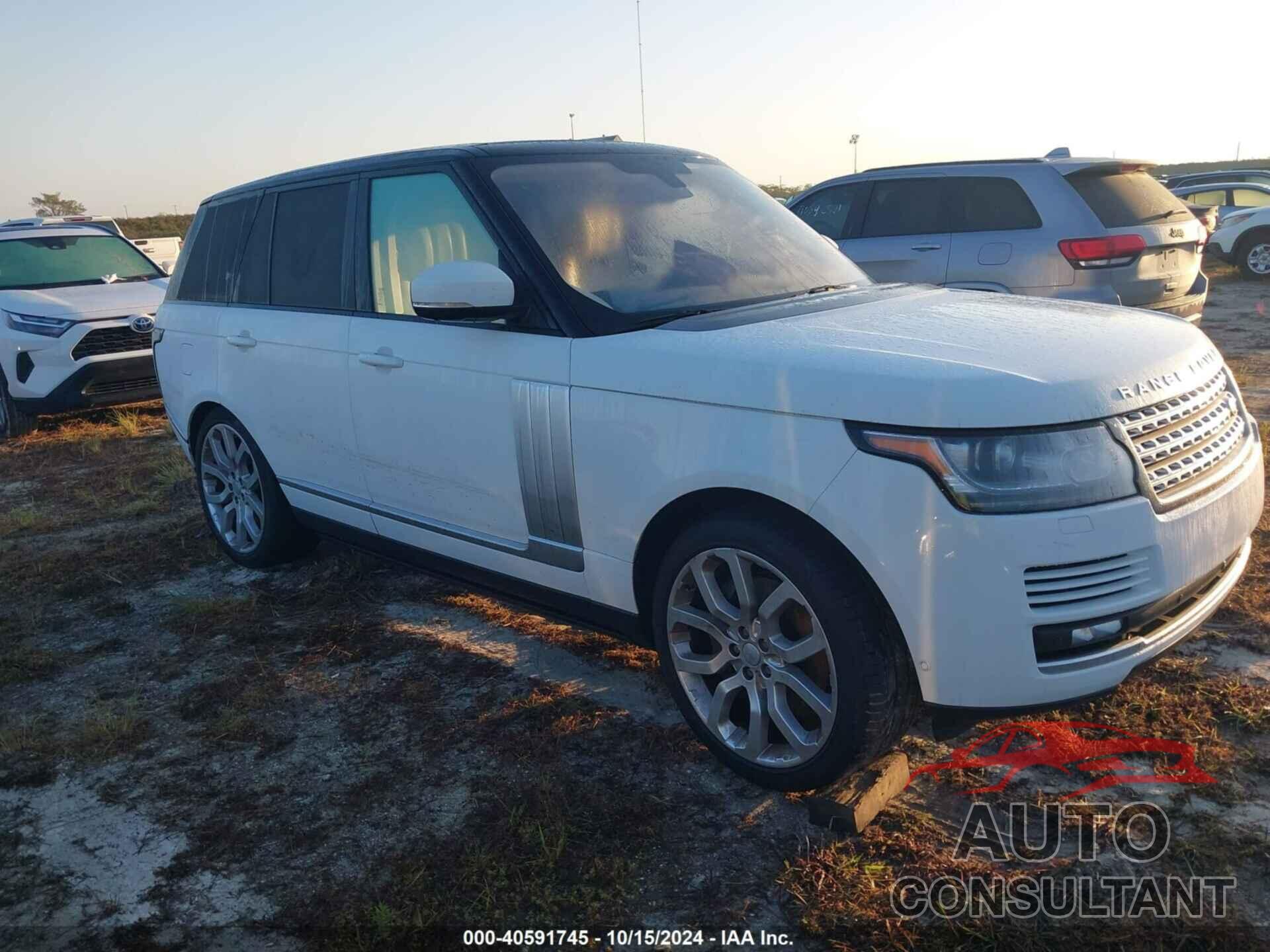 LAND ROVER RANGE ROVER 2016 - SALGS2VF9GA263120