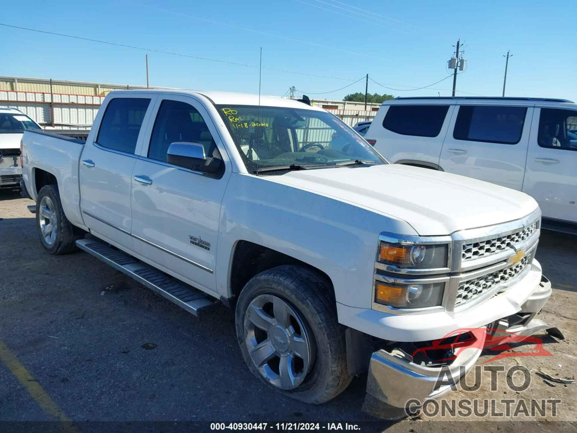 CHEVROLET SILVERADO 1500 2015 - 3GCPCSEC2FG216070