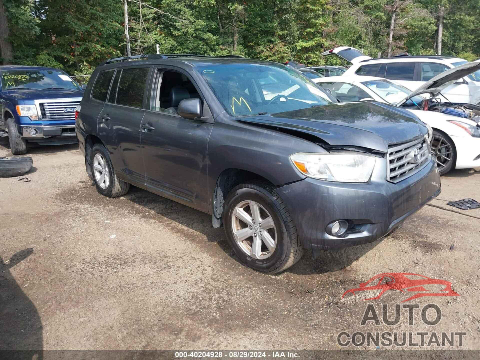 TOYOTA HIGHLANDER 2010 - 5TDJK3EH9AS035259