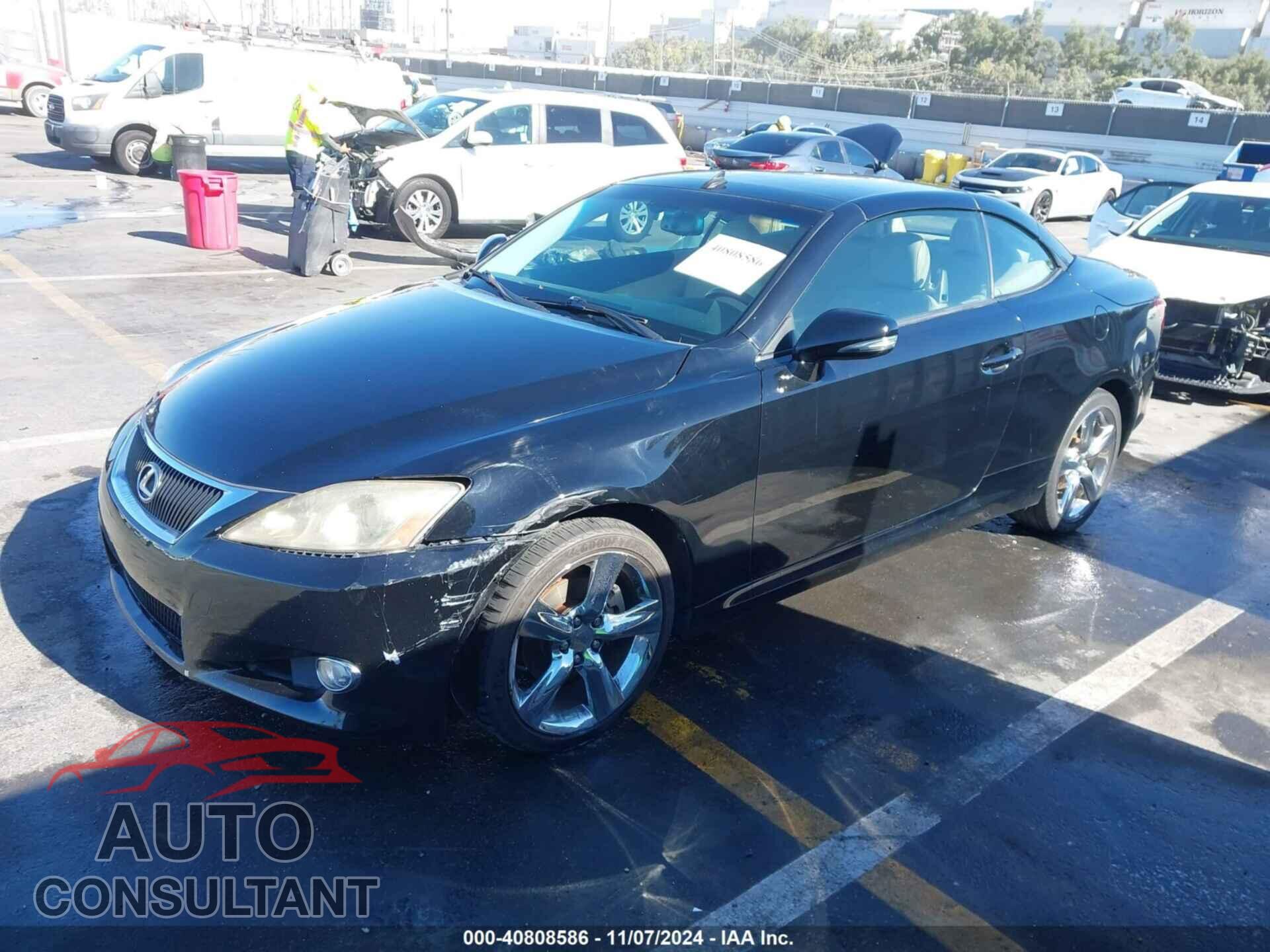 LEXUS IS 250C 2010 - JTHFF2C24A2507313