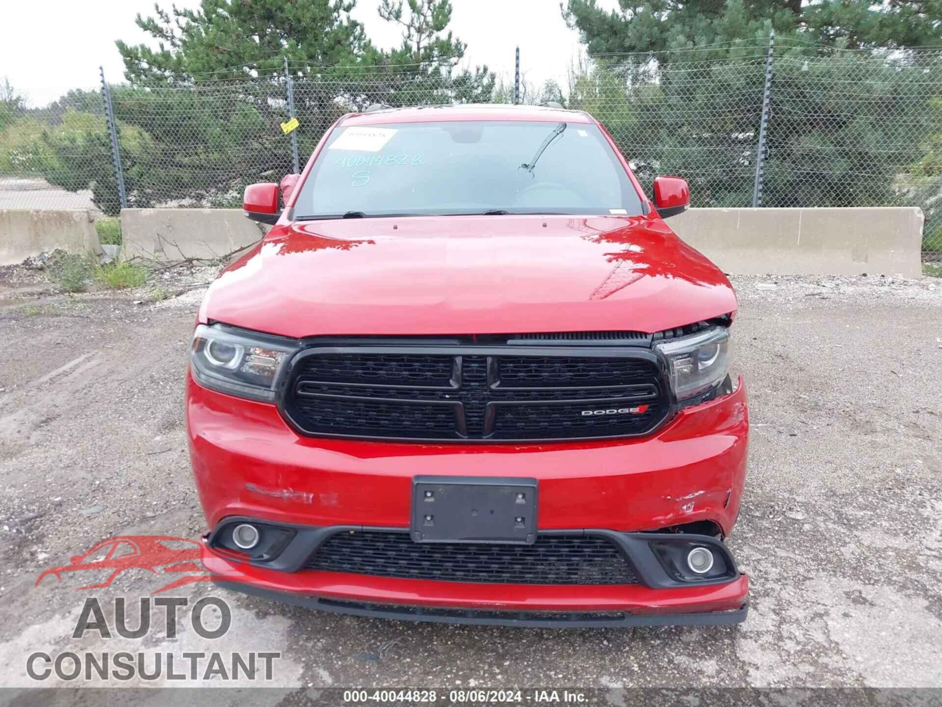 DODGE DURANGO 2017 - 1C4RDJDG9HC839583