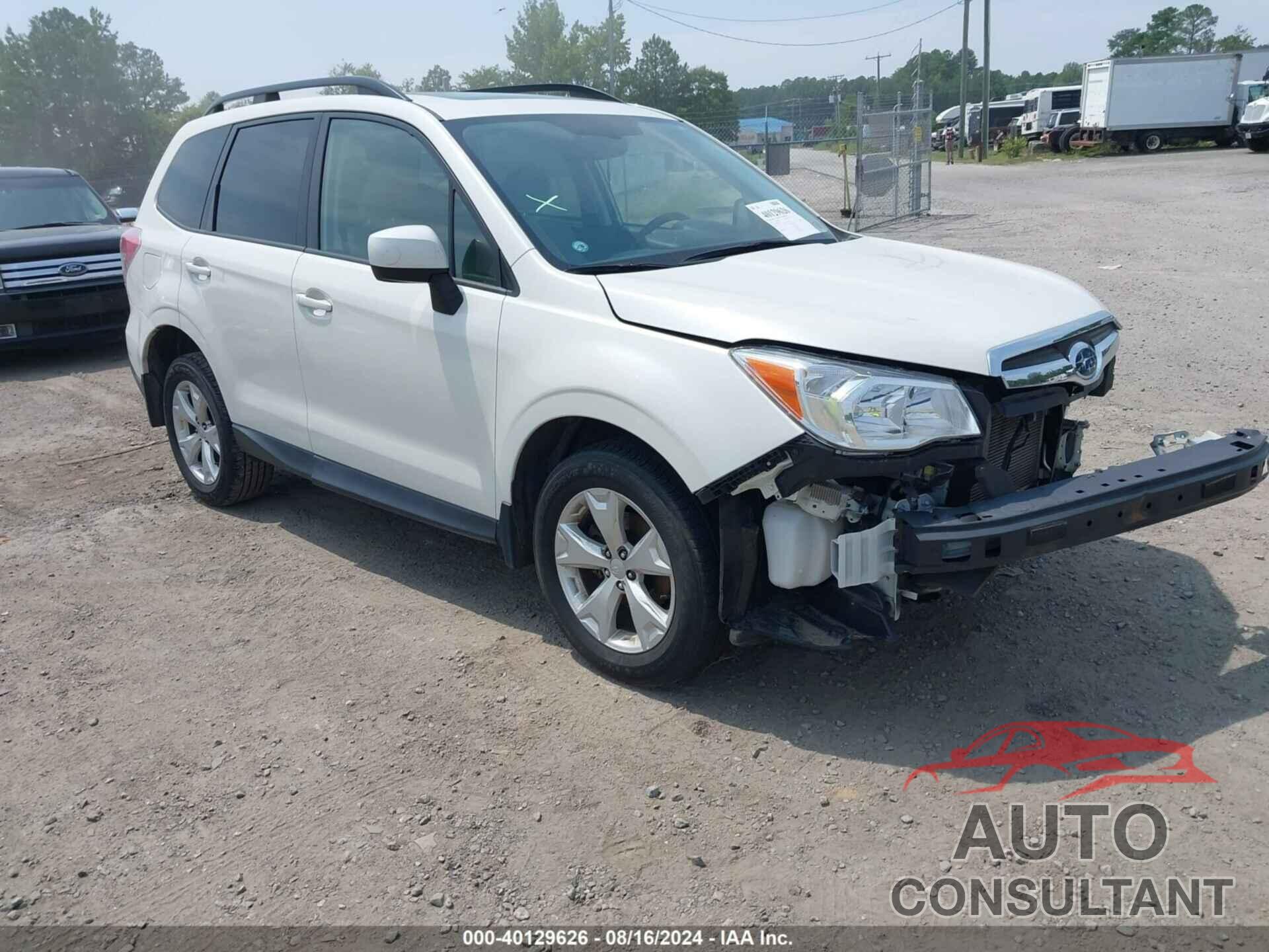 SUBARU FORESTER 2016 - JF2SJADC8GH471889