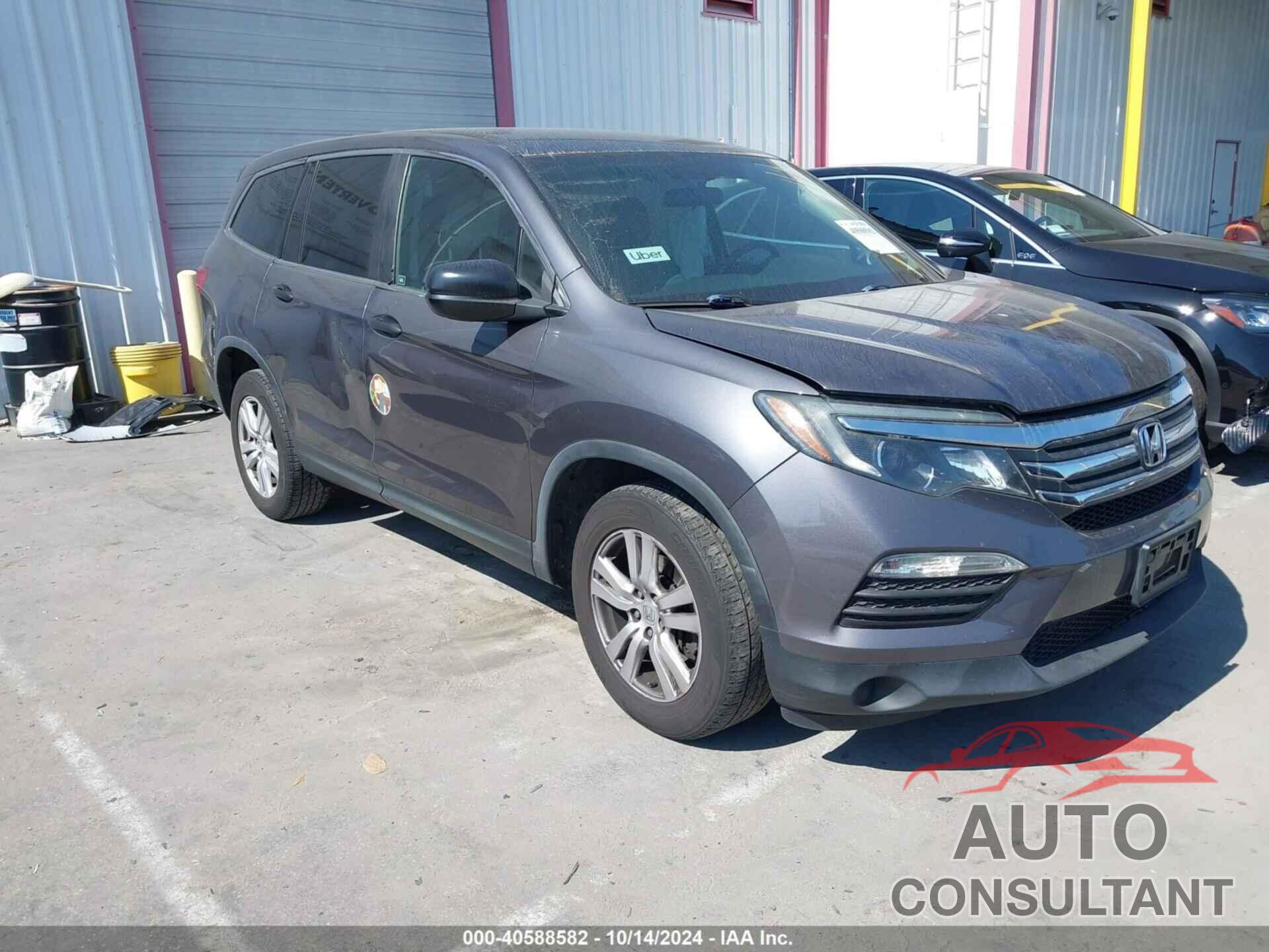 HONDA PILOT 2017 - 5FNYF5H11HB034893