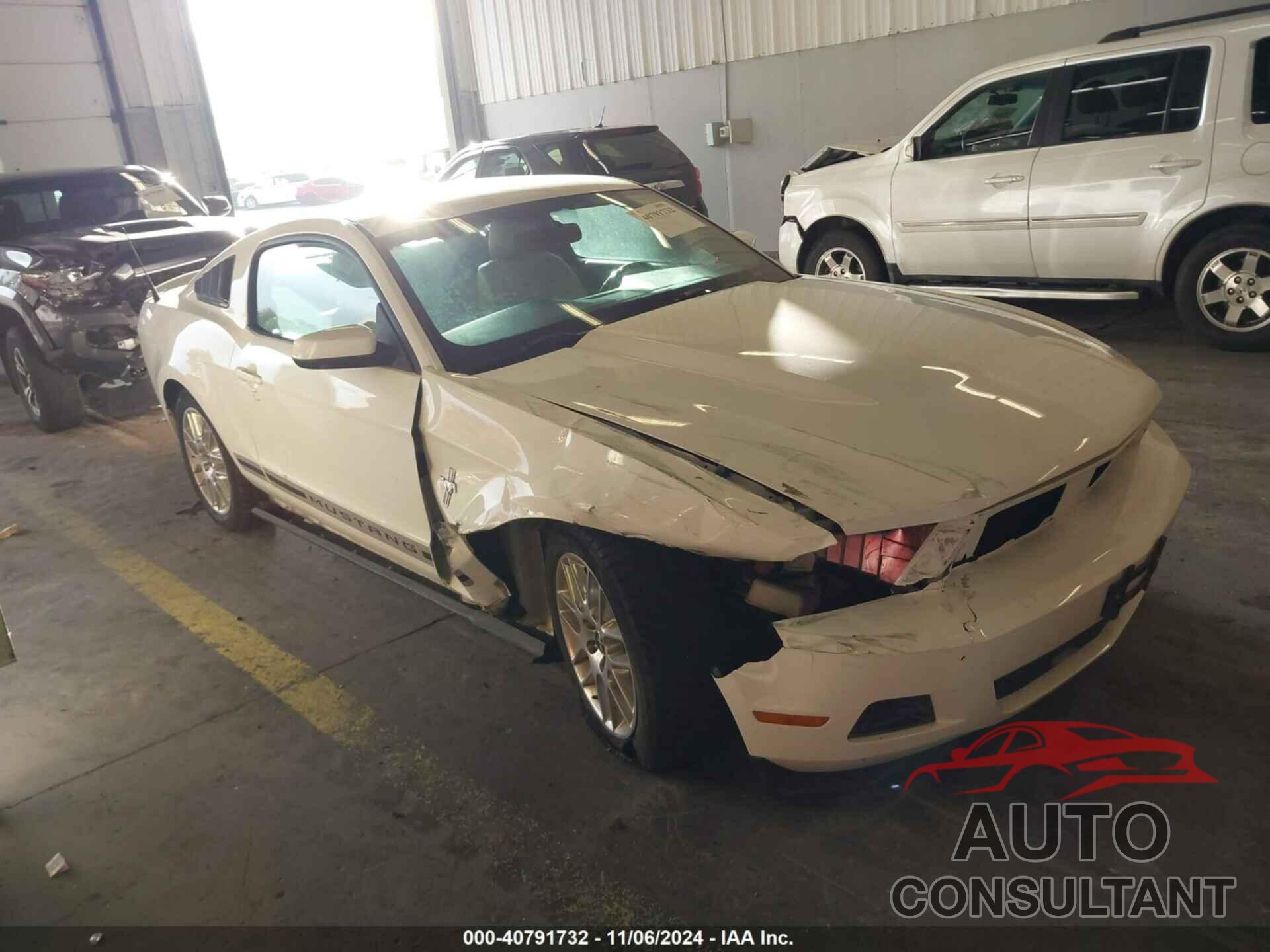 FORD MUSTANG 2012 - 1ZVBP8AM1C5235726