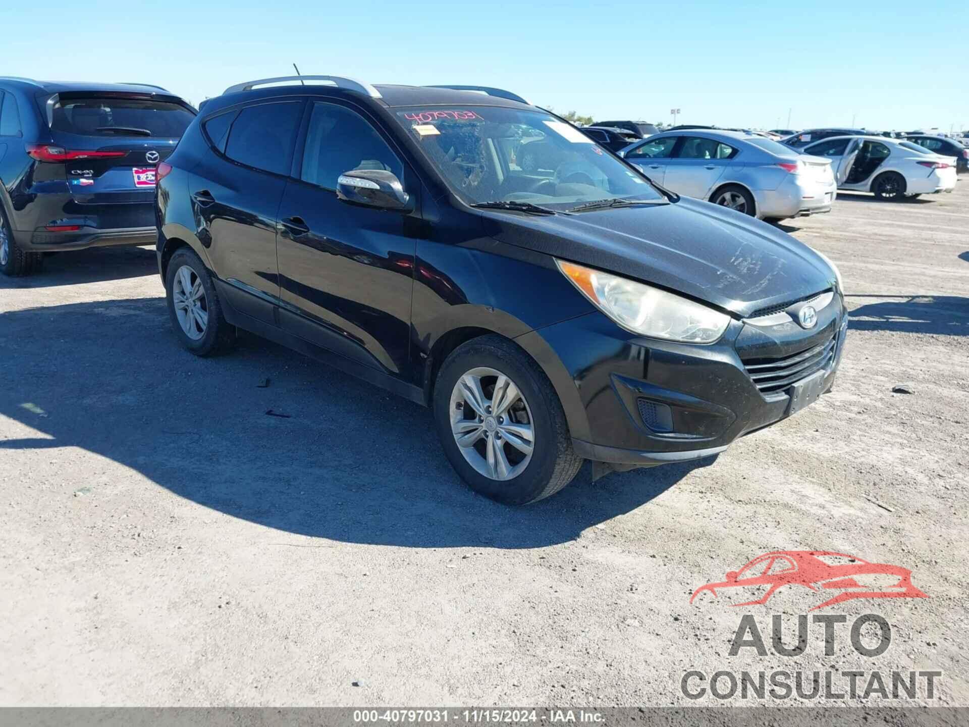 HYUNDAI TUCSON 2012 - KM8JU3AC7CU532115