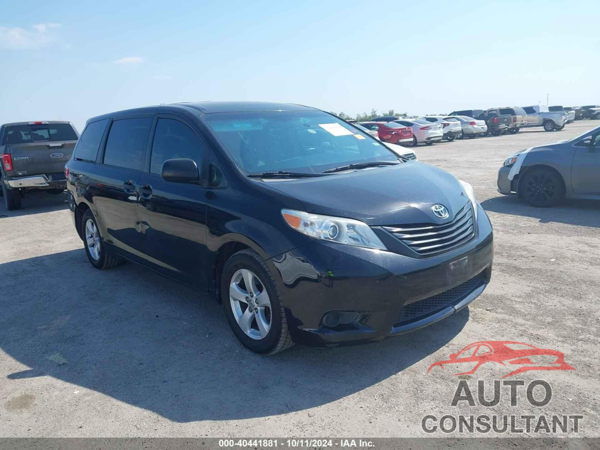 TOYOTA SIENNA 2017 - 5TDZZ3DC6HS811863