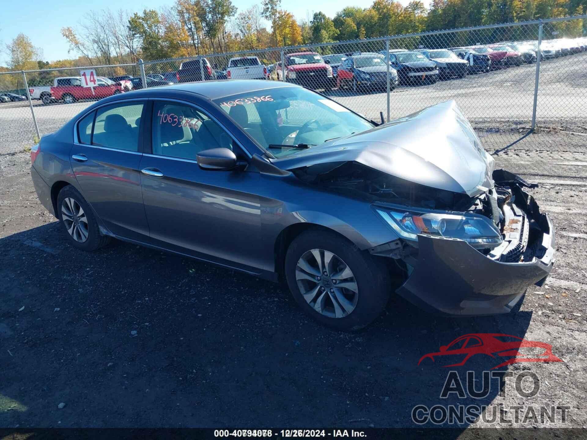 HONDA ACCORD 2013 - 1HGCR2F36DA258203