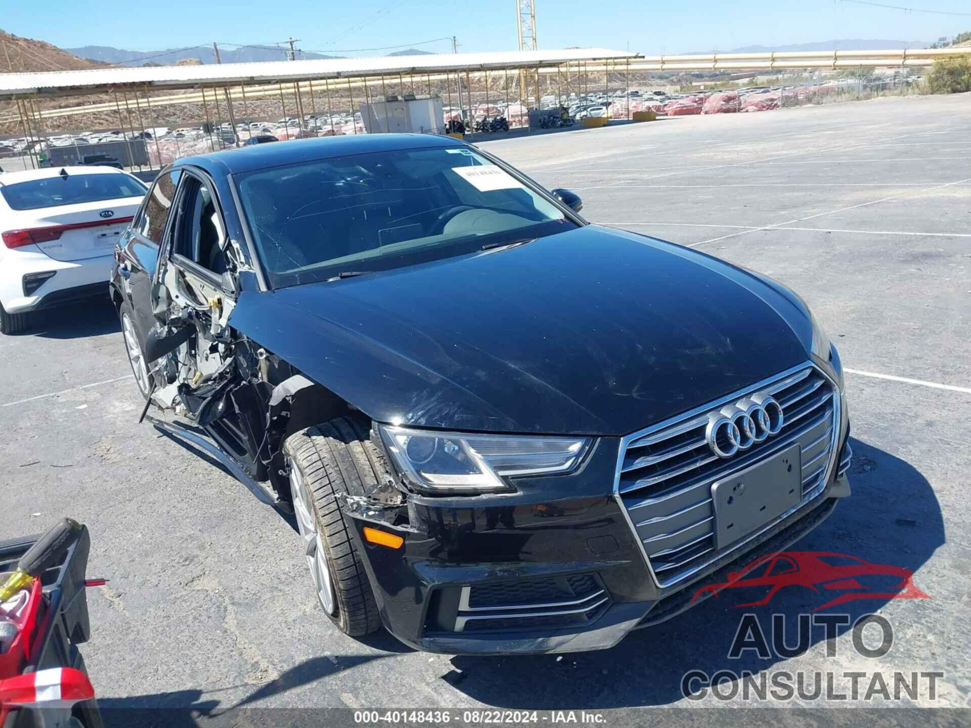 AUDI A4 2018 - WAUKMAF46JA107477