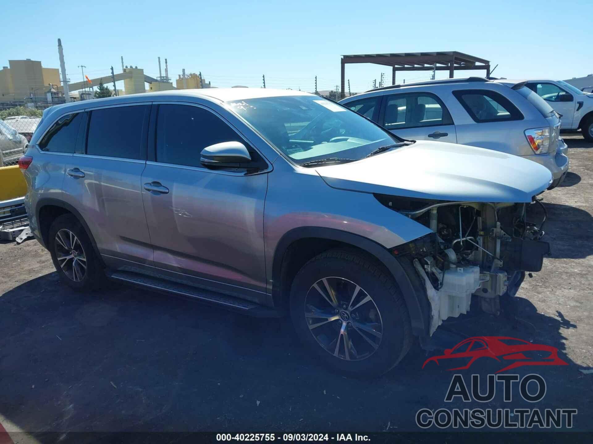 TOYOTA HIGHLANDER 2017 - 5TDZZRFH9HS231535