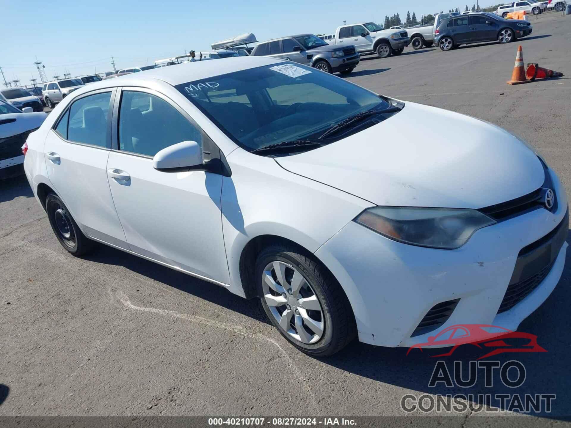 TOYOTA COROLLA 2016 - 5YFBURHE8GP545302