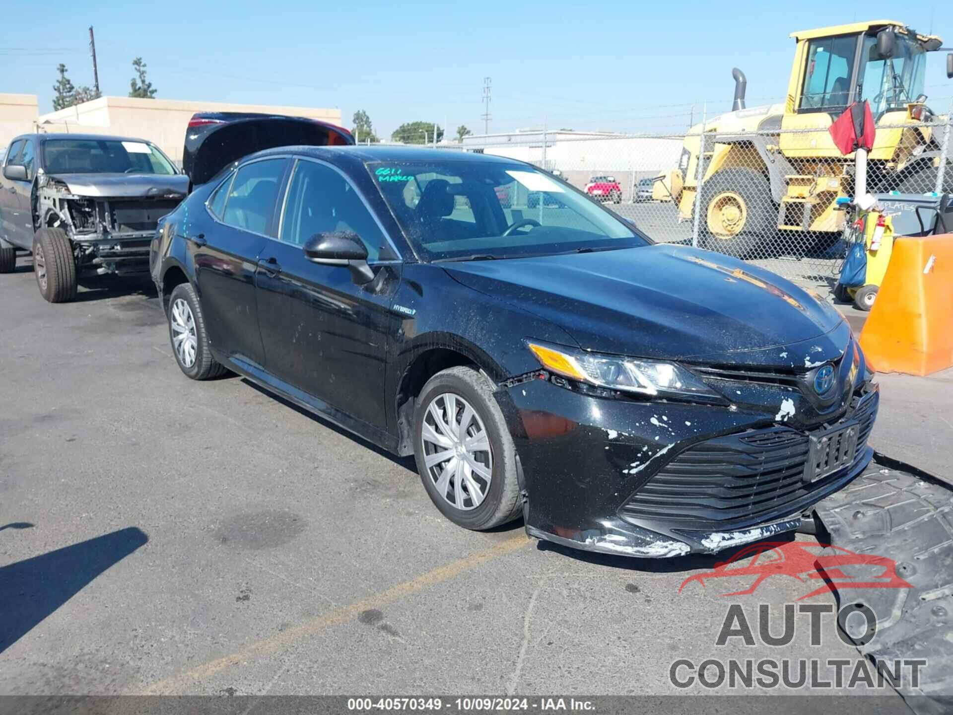 TOYOTA CAMRY HYBRID 2019 - 4T1B31HK9KU006429