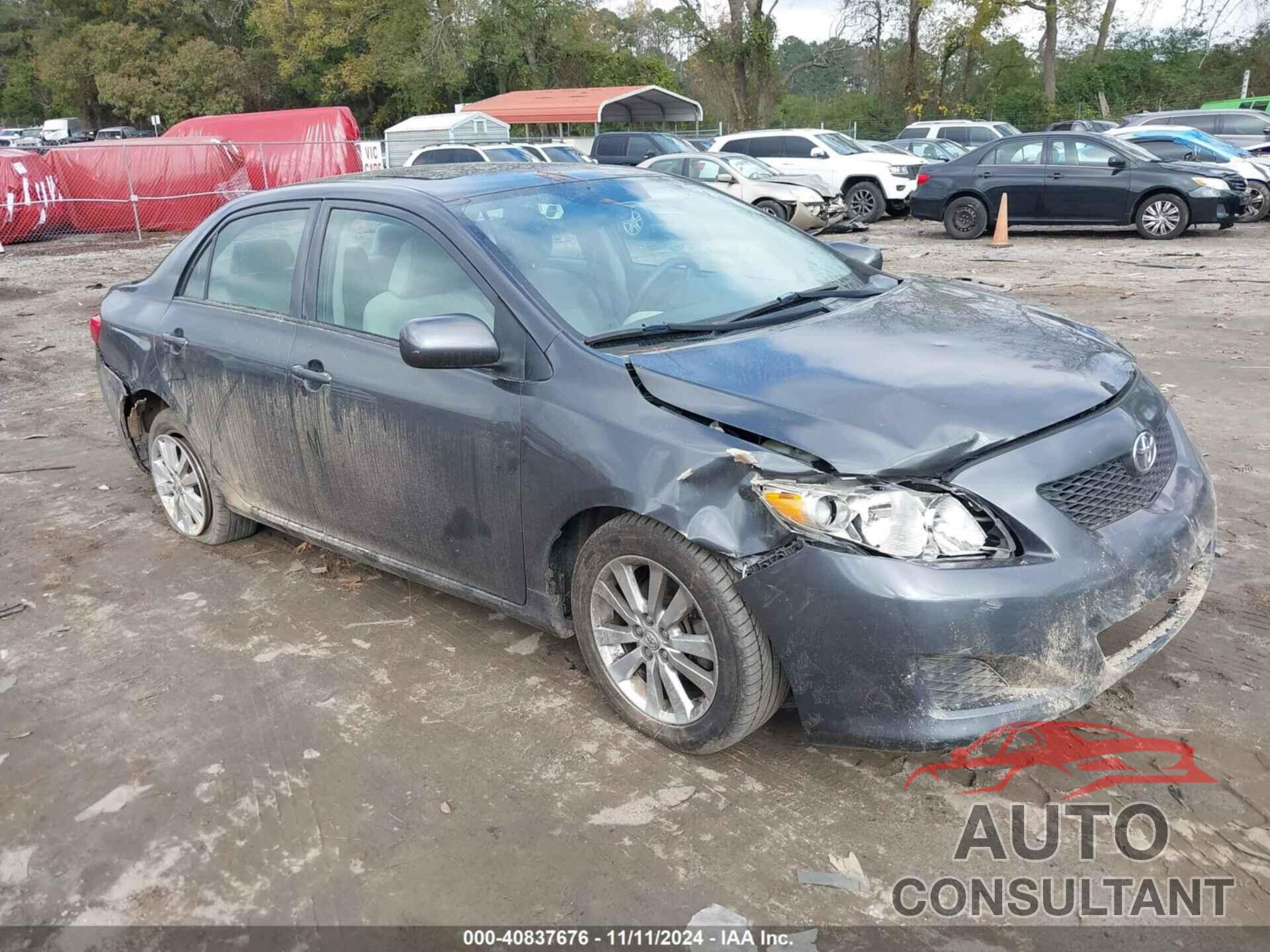 TOYOTA COROLLA 2009 - 1NXBU40E49Z092408
