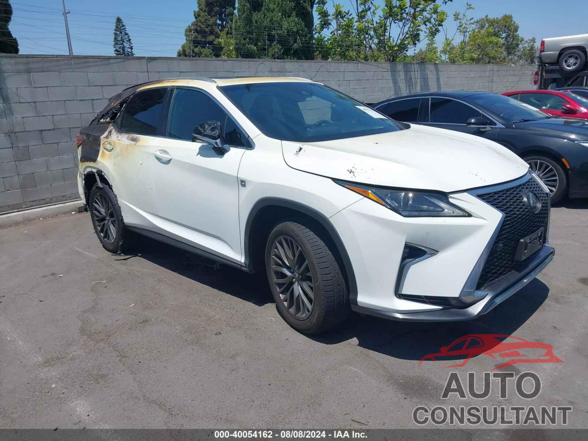 LEXUS RX 350 2019 - 2T2BZMCA0KC172494