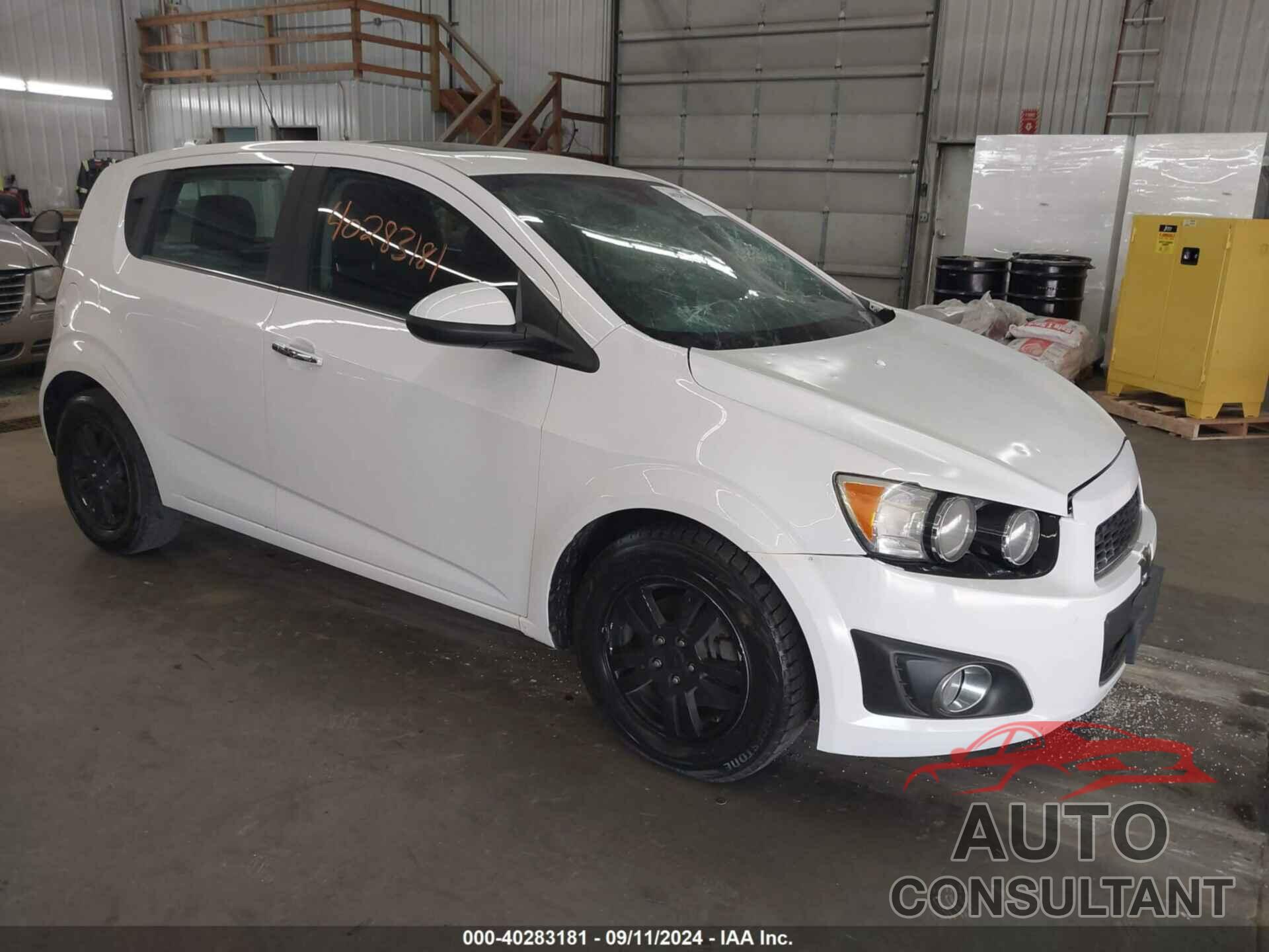 CHEVROLET SONIC 2012 - 1G1JE6SH4C4169147