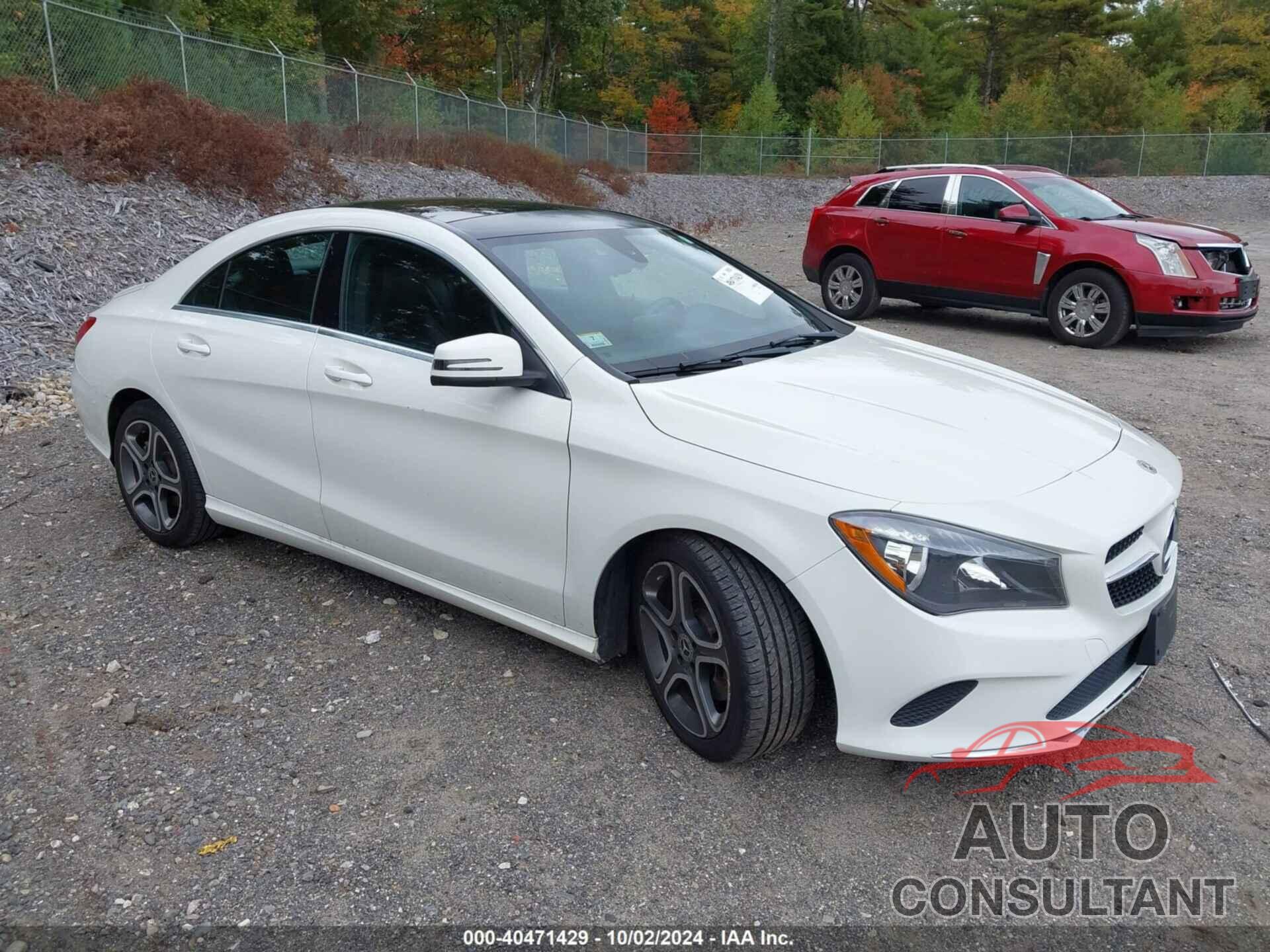 MERCEDES-BENZ CLA 2018 - WDDSJ4GB5JN550728