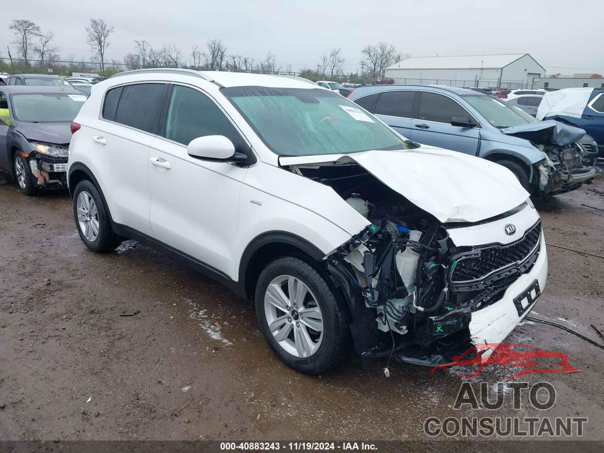 KIA SPORTAGE 2017 - KNDPMCAC2H7240666