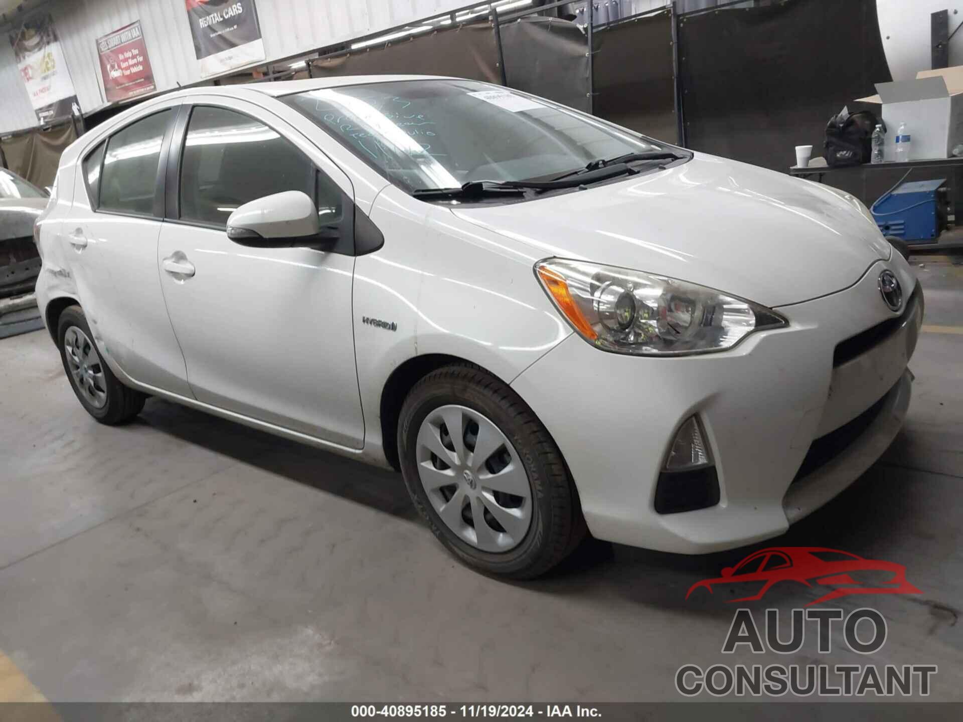 TOYOTA PRIUS C 2013 - JTDKDTB36D1545870