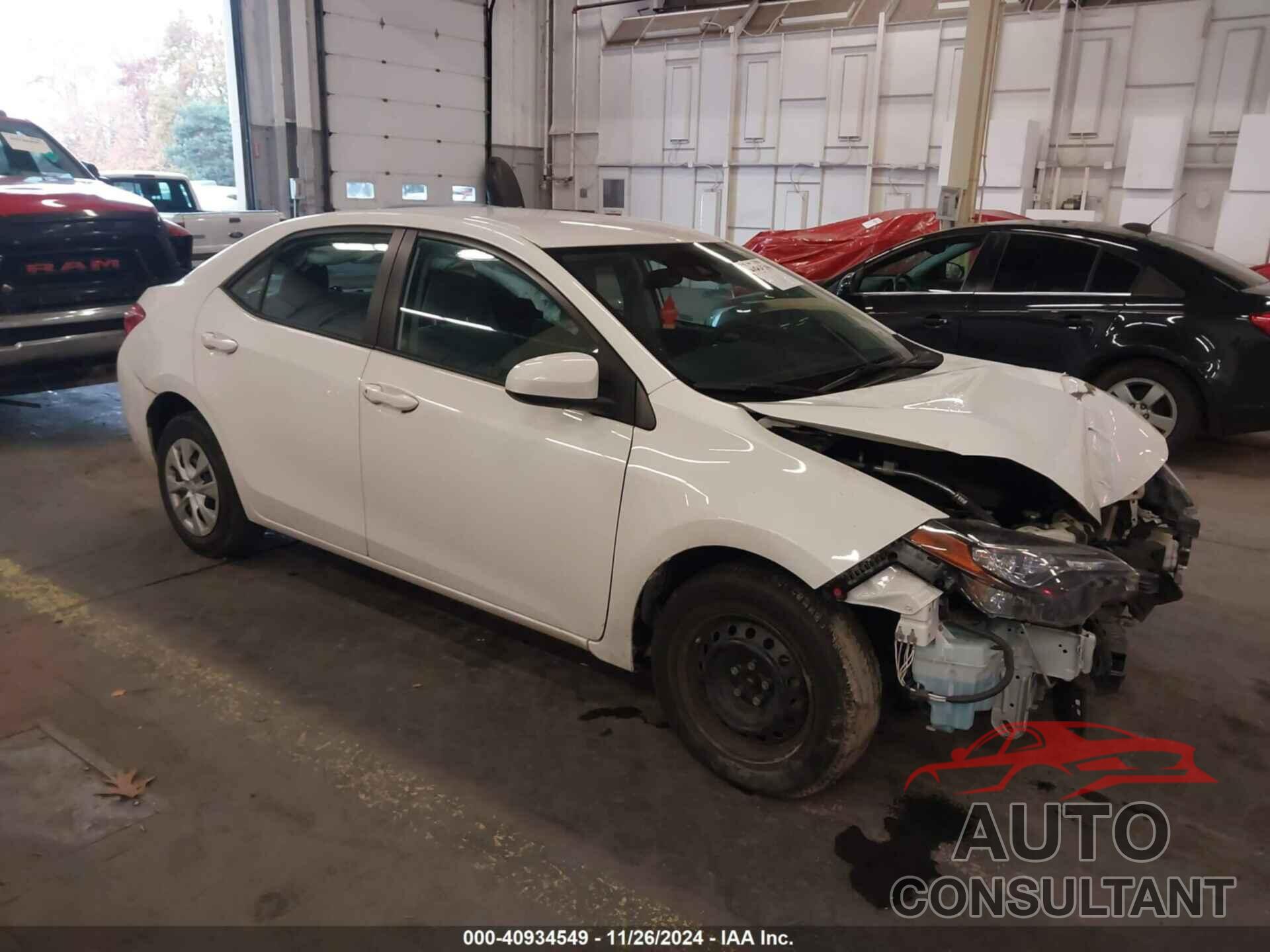 TOYOTA COROLLA 2017 - 2T1BURHE5HC857496
