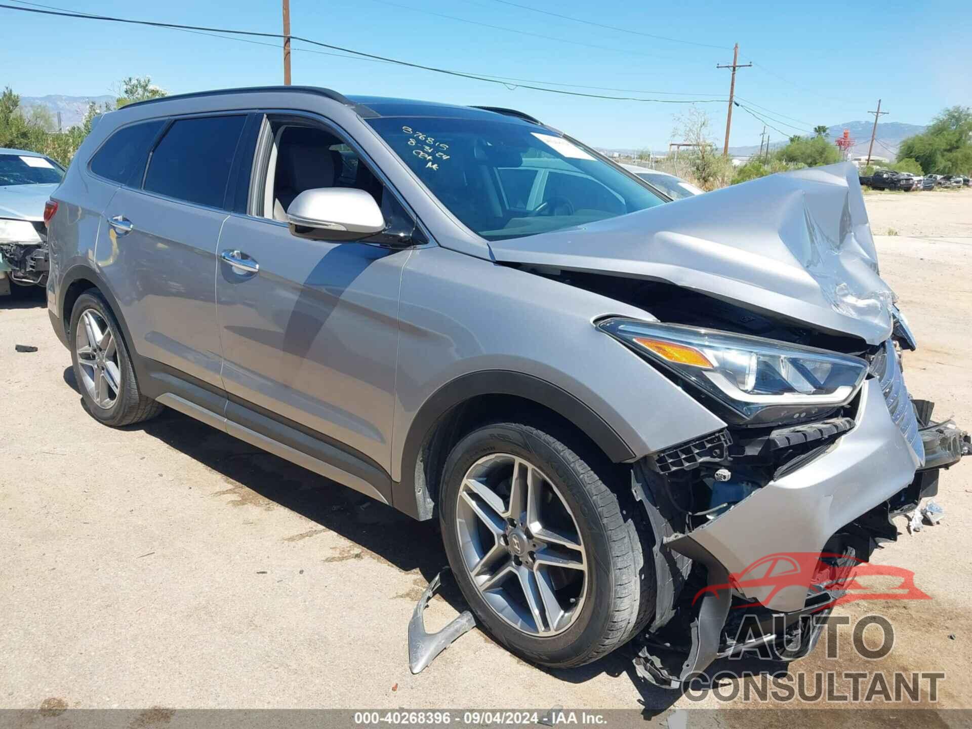 HYUNDAI SANTA FE 2018 - KM8SR4HF2JU269069