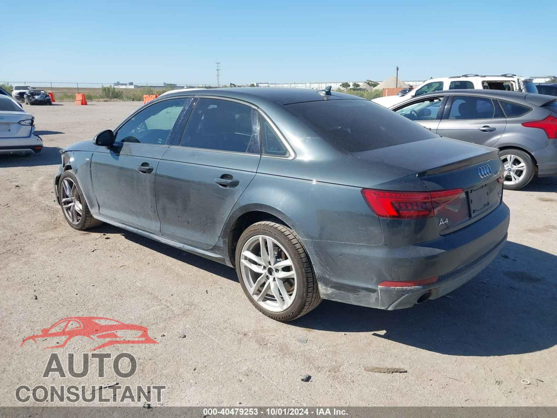 AUDI A4 2017 - WAUKMAF41HN056456