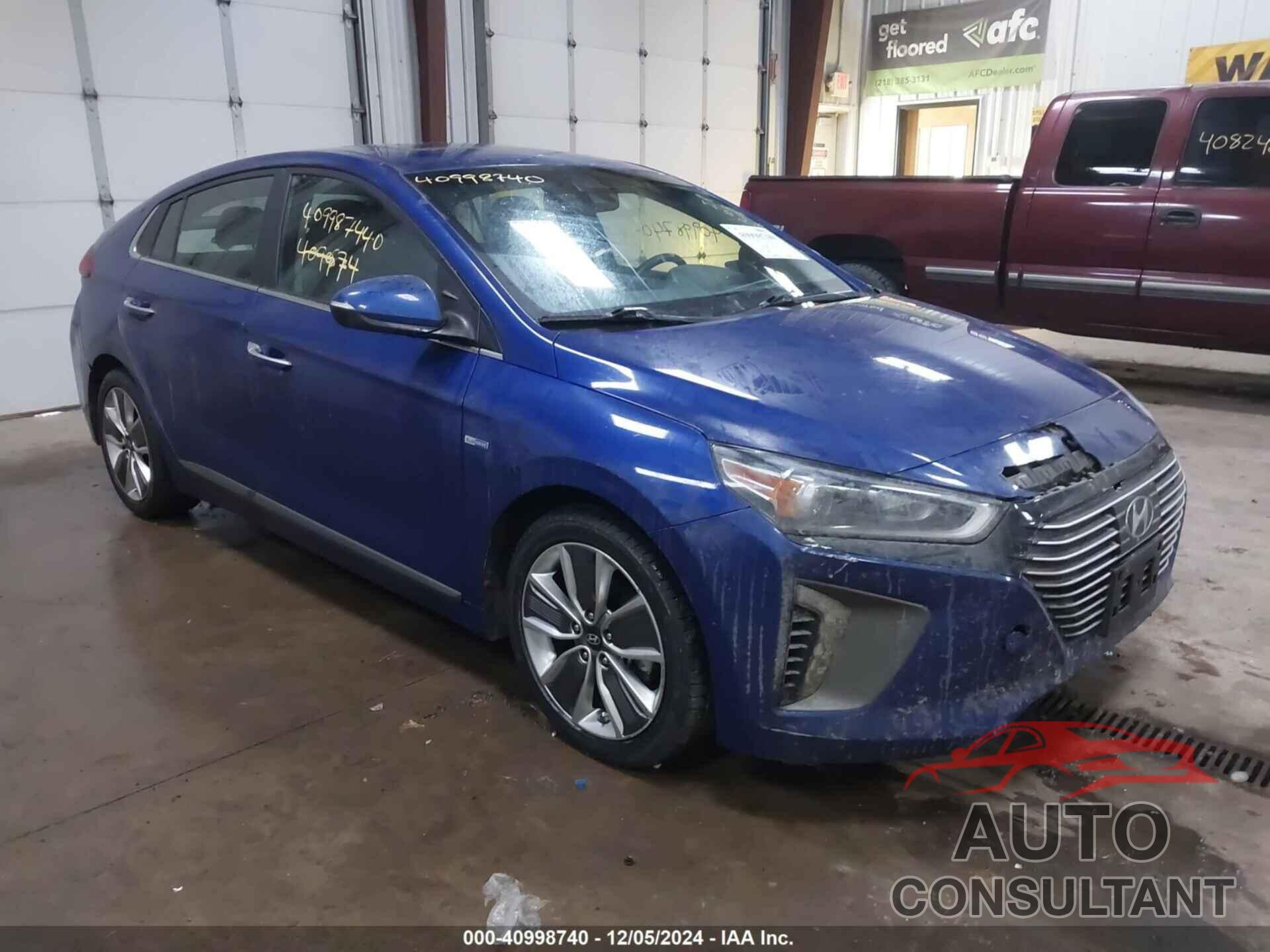 HYUNDAI IONIQ HYBRID 2019 - KMHC05LC3KU136100