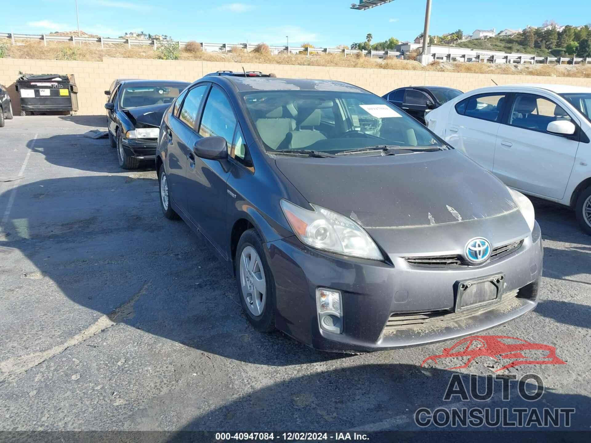 TOYOTA PRIUS 2011 - JTDKN3DU6B0255702