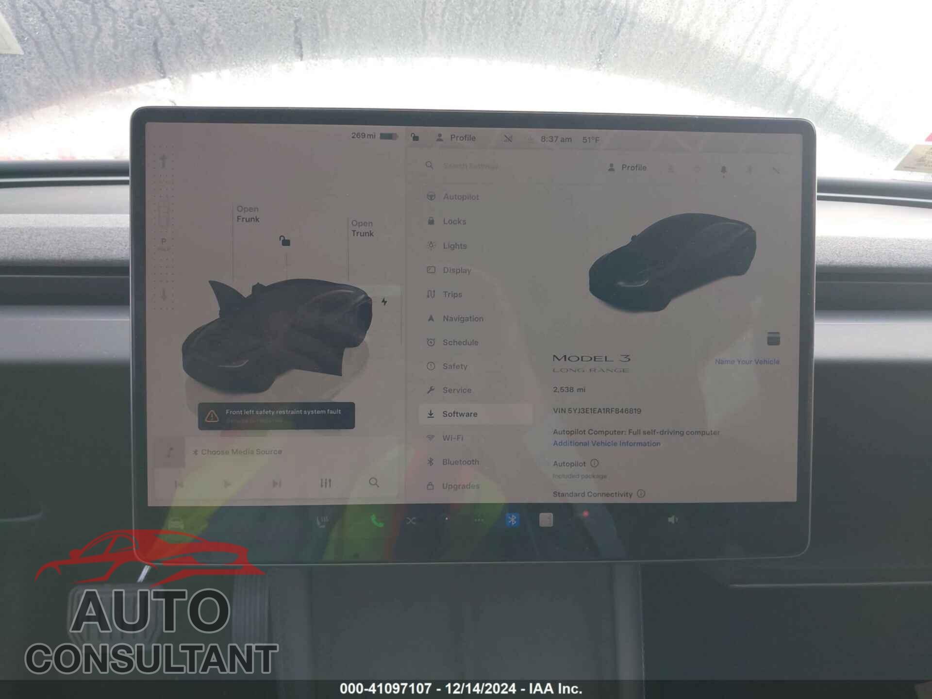 TESLA MODEL 3 2024 - 5YJ3E1EA1RF846819