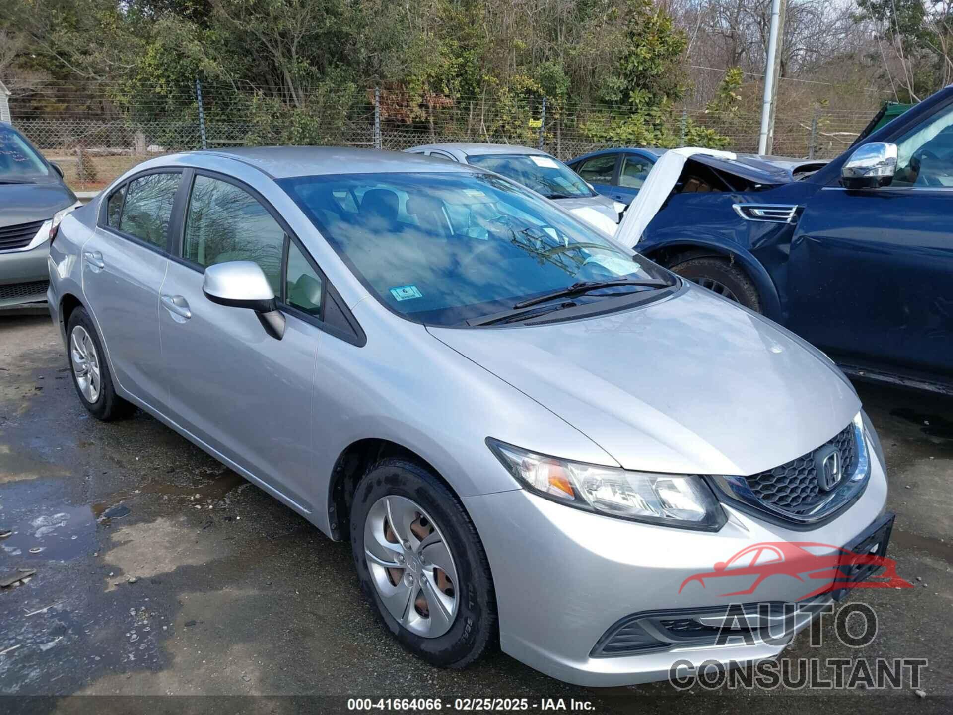 HONDA CIVIC 2013 - 19XFB2F55DE272866