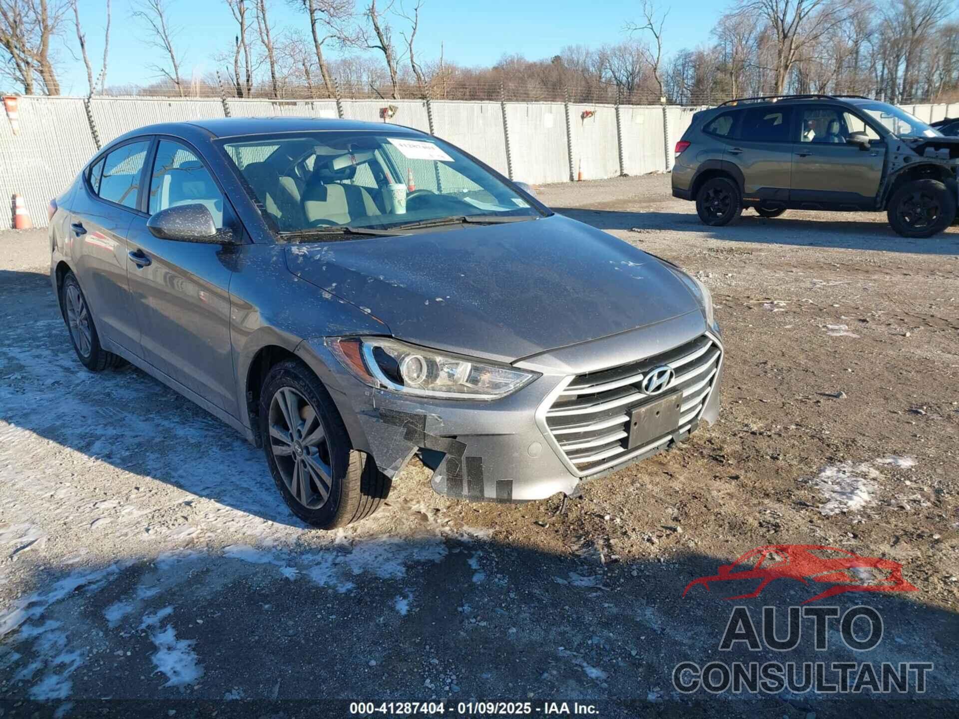 HYUNDAI ELANTRA 2017 - KMHD84LF0HU164592