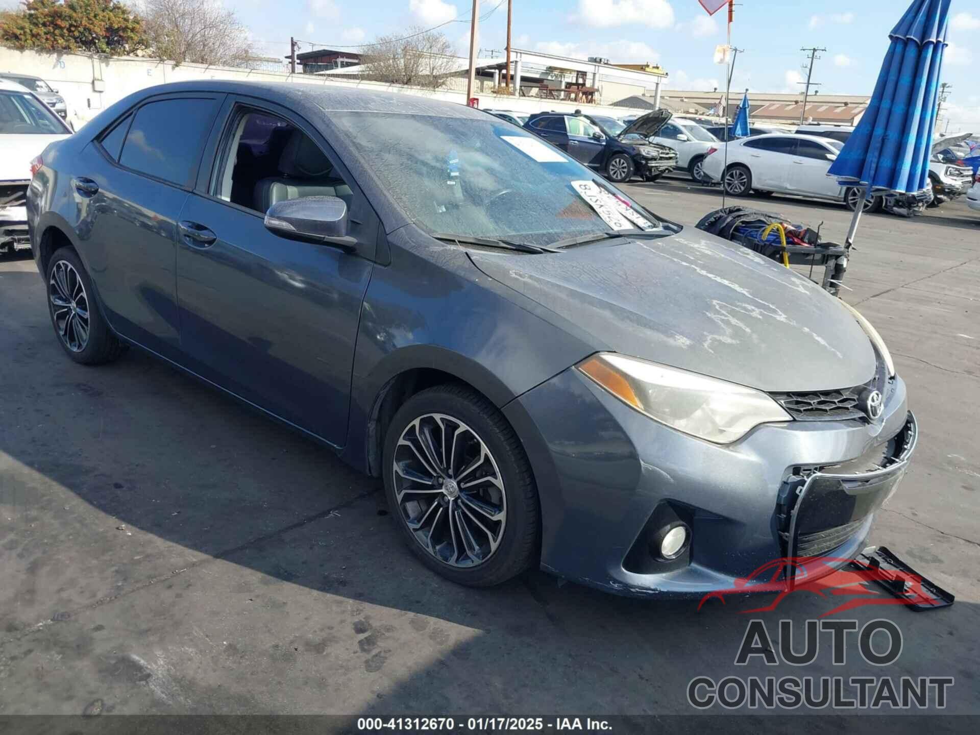 TOYOTA COROLLA 2016 - 5YFBURHE6GP422937