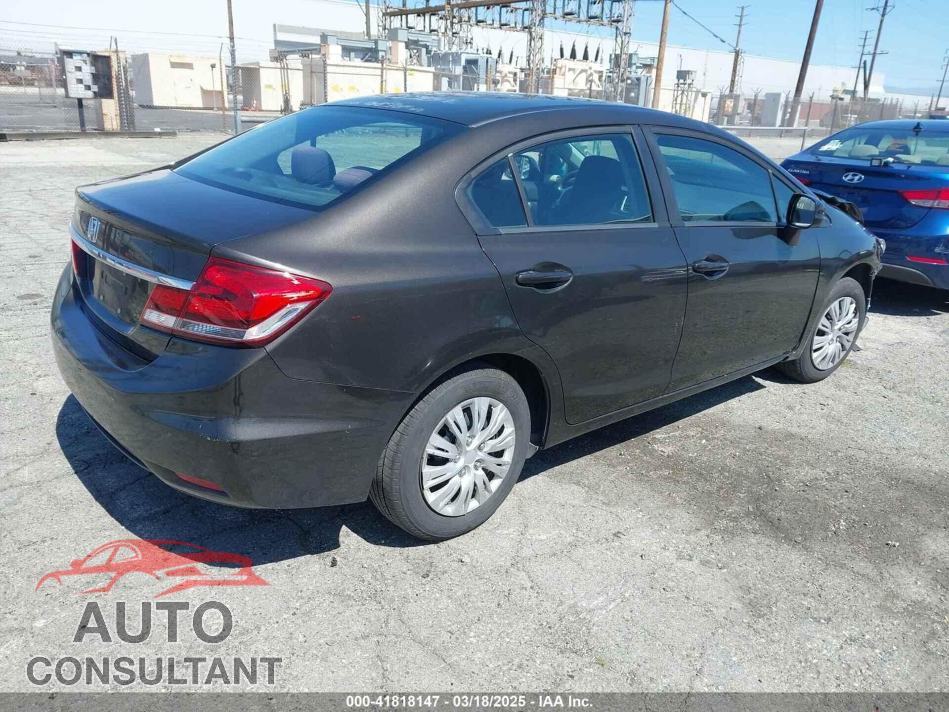 HONDA CIVIC 2013 - 19XFB2F5XDE242620