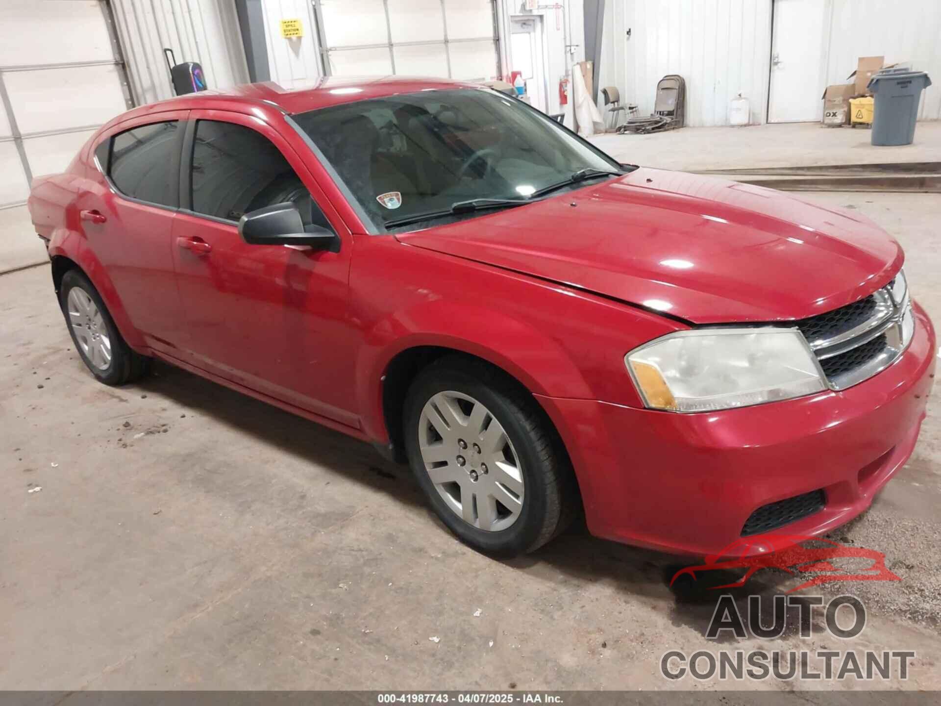 DODGE AVENGER 2013 - 1C3CDZAG0DN750108