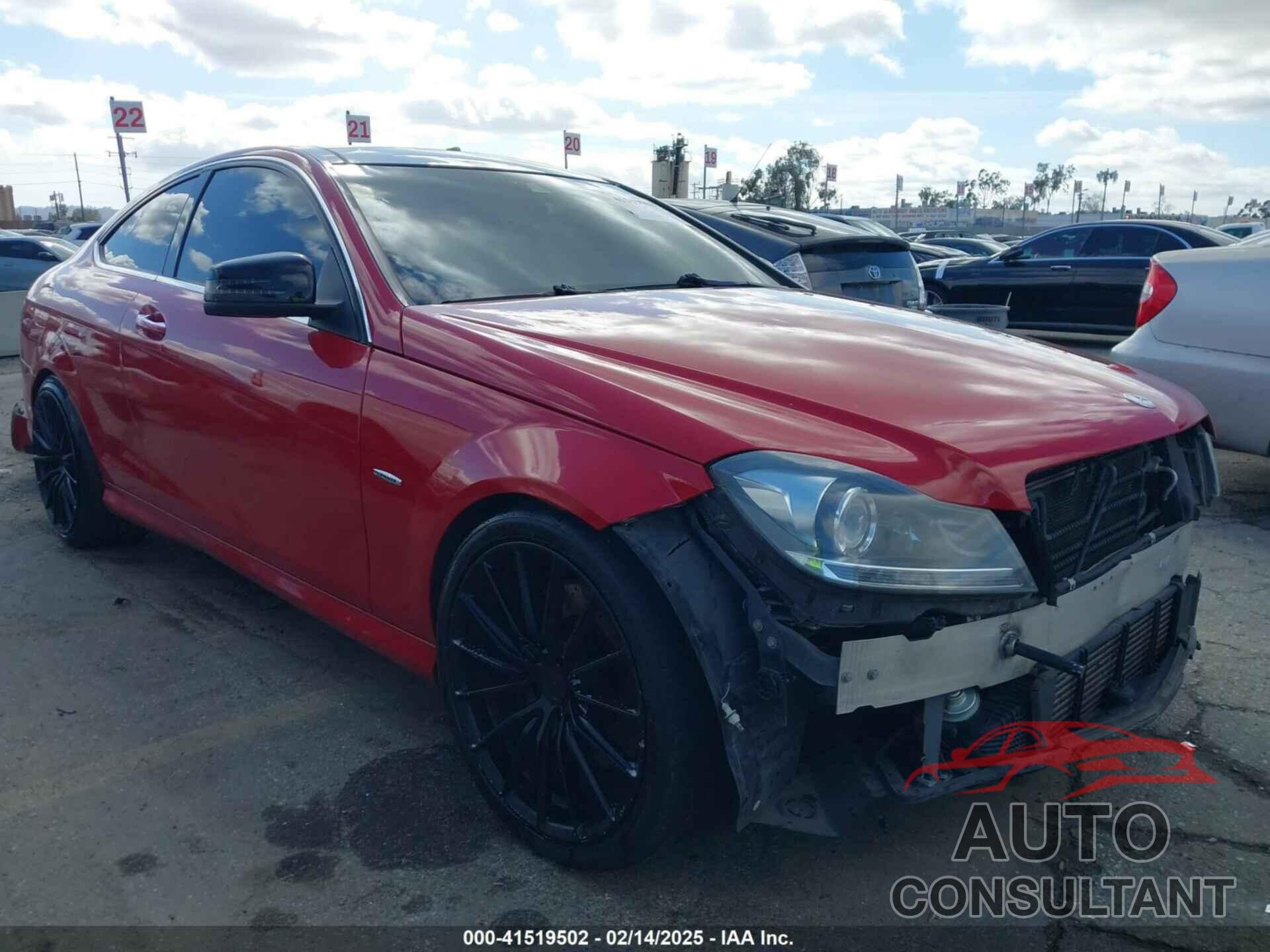 MERCEDES-BENZ C 250 2013 - WDDGJ4HB3DG060396
