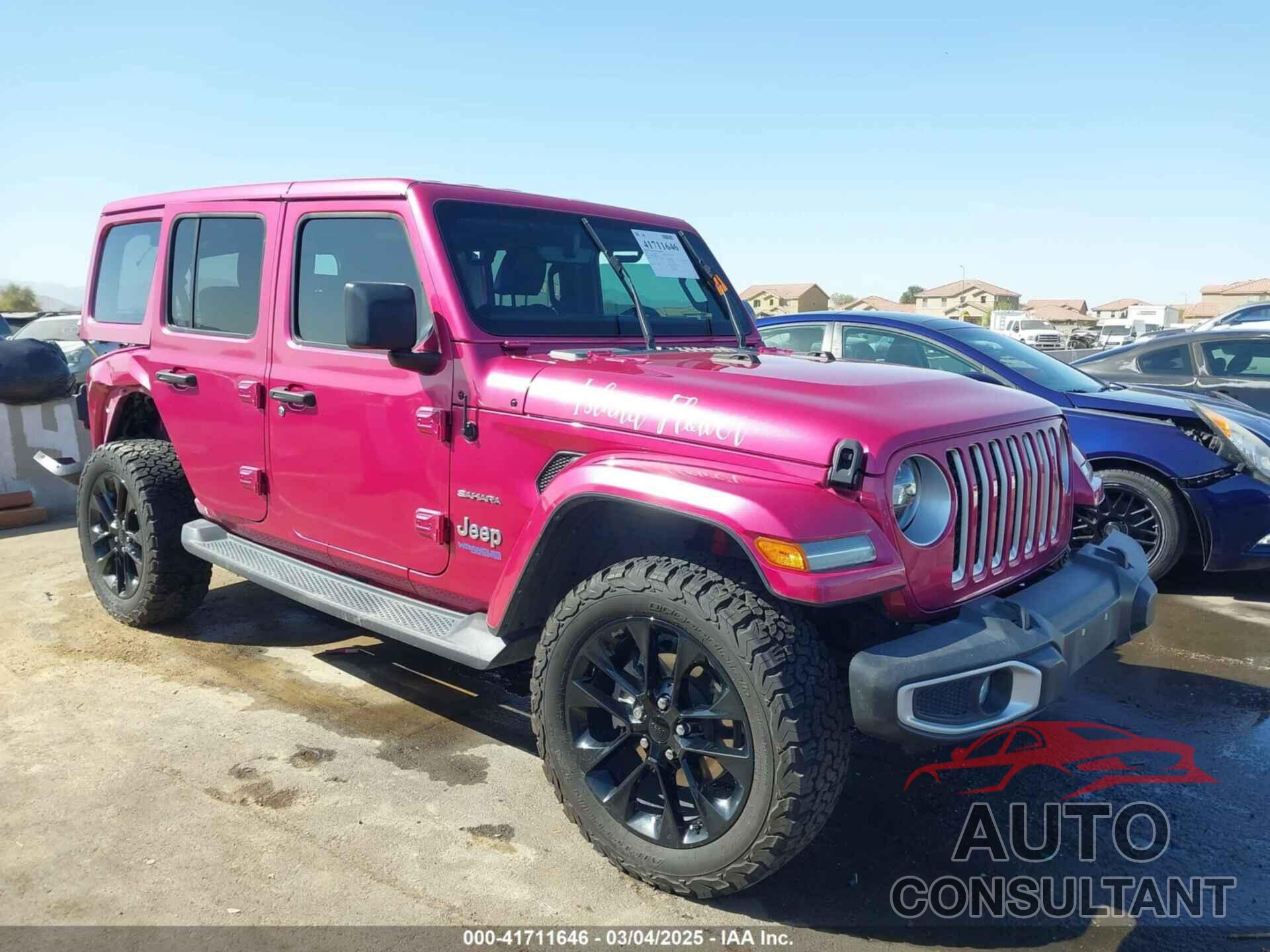 JEEP WRANGLER 4XE 2021 - 1C4JJXP66MW861089