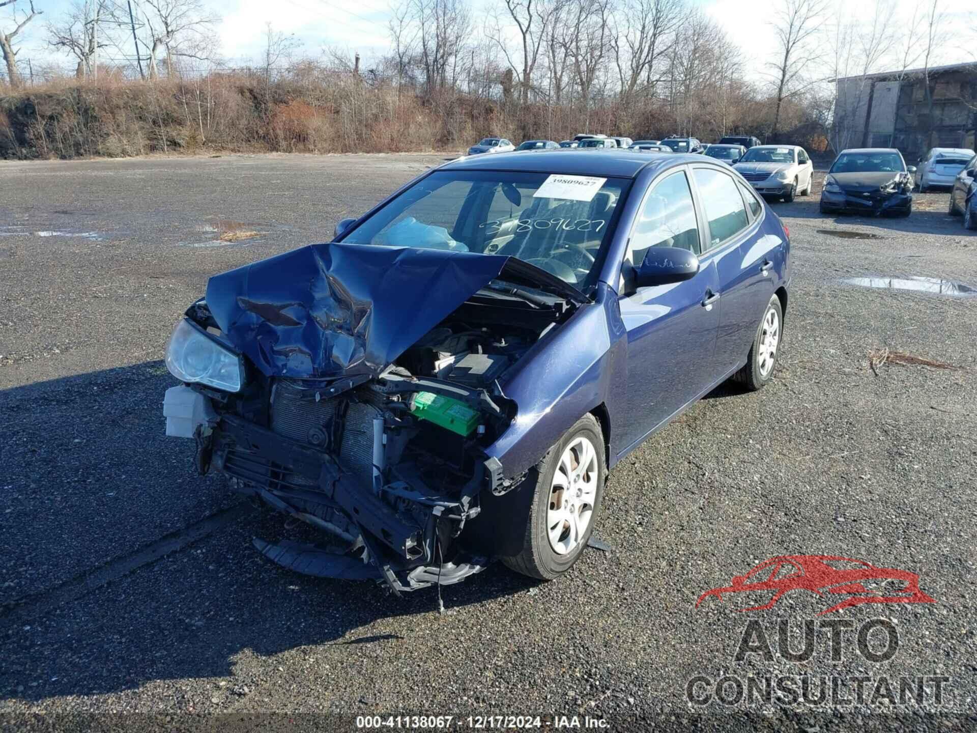 HYUNDAI ELANTRA 2010 - KMHDU4AD8AU012224