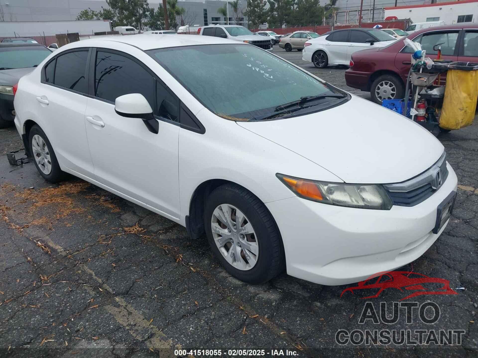 HONDA CIVIC 2012 - 19XFB2F55CE338122