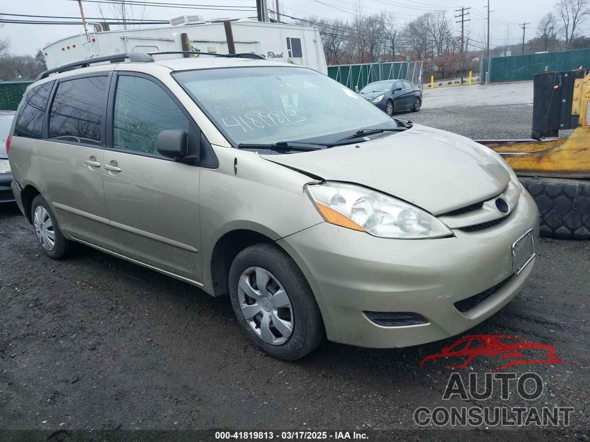 TOYOTA SIENNA 2009 - 5TDZK23CX9S250245
