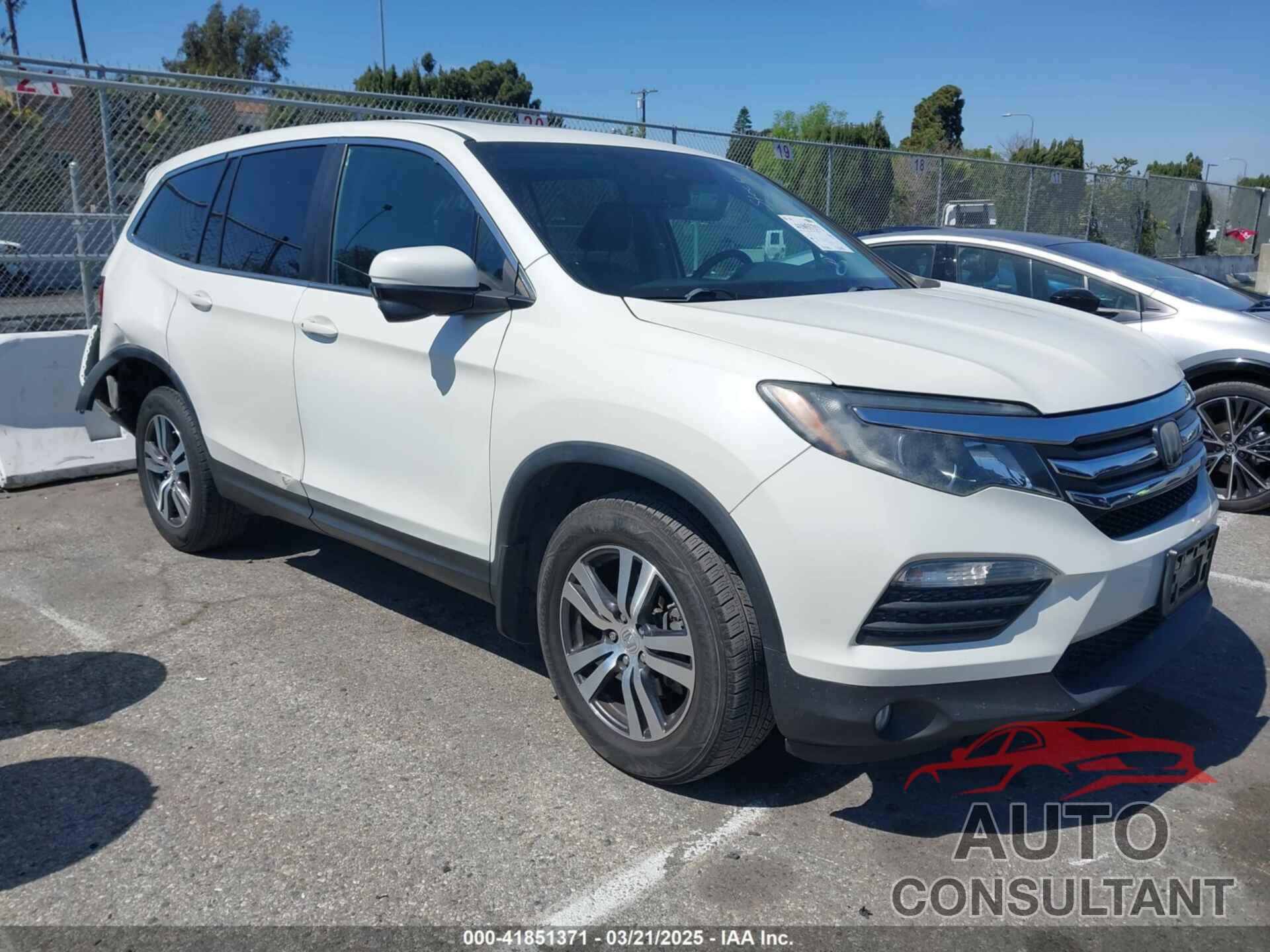 HONDA PILOT 2018 - 5FNYF5H61JB010109