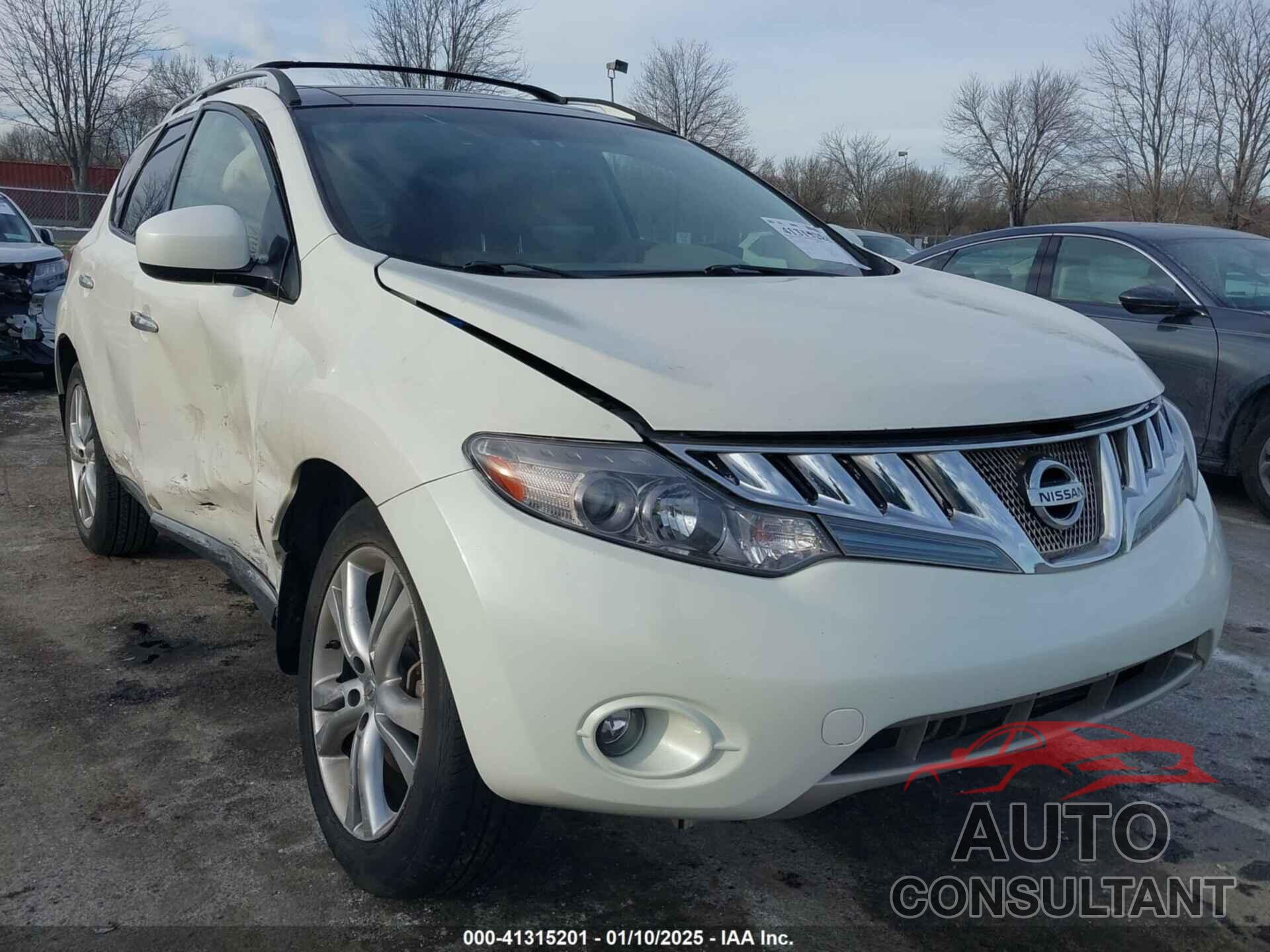NISSAN MURANO 2009 - JN8AZ18W69W113832