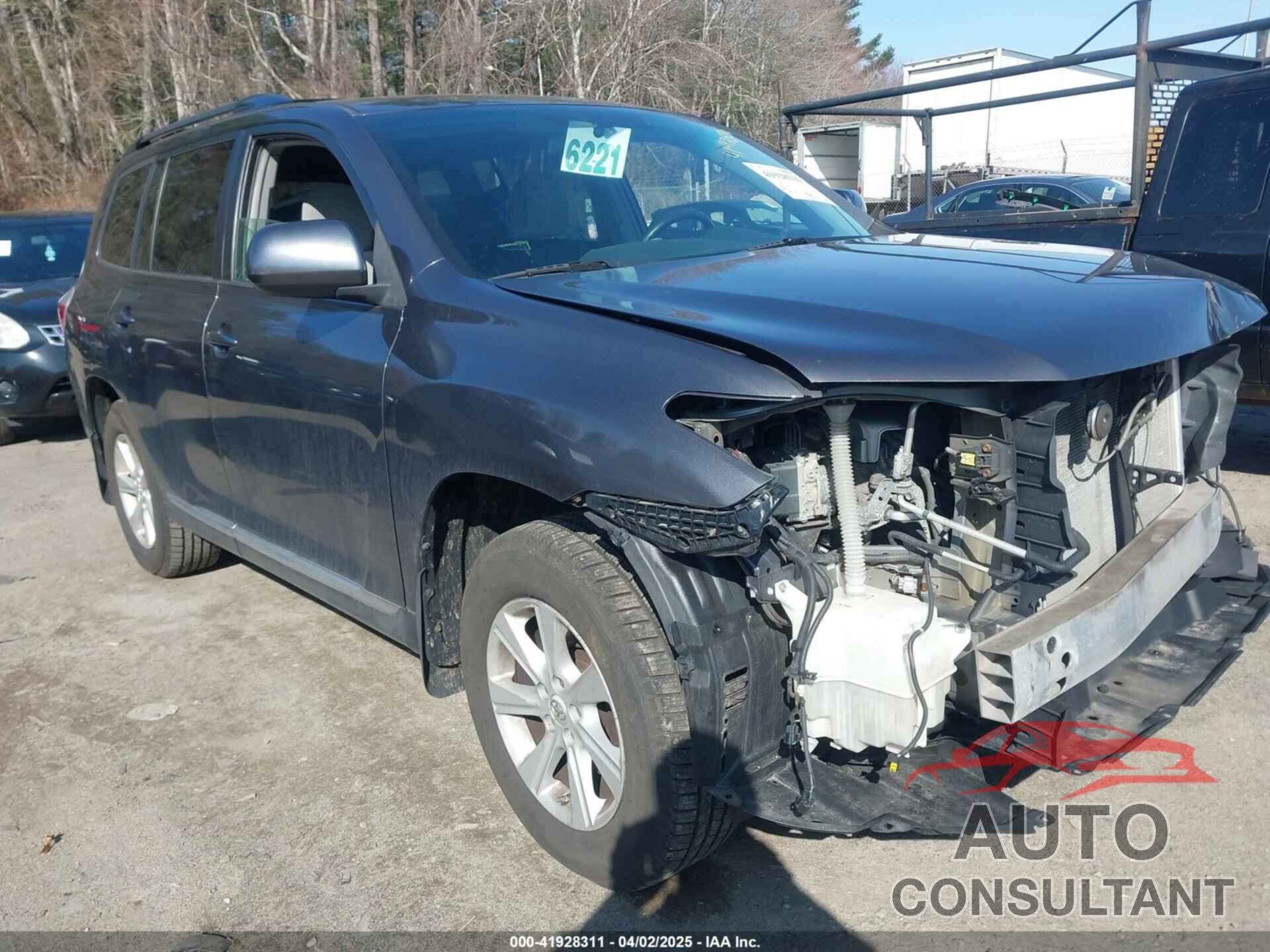 TOYOTA HIGHLANDER 2012 - 5TDBK3EH7CS166357