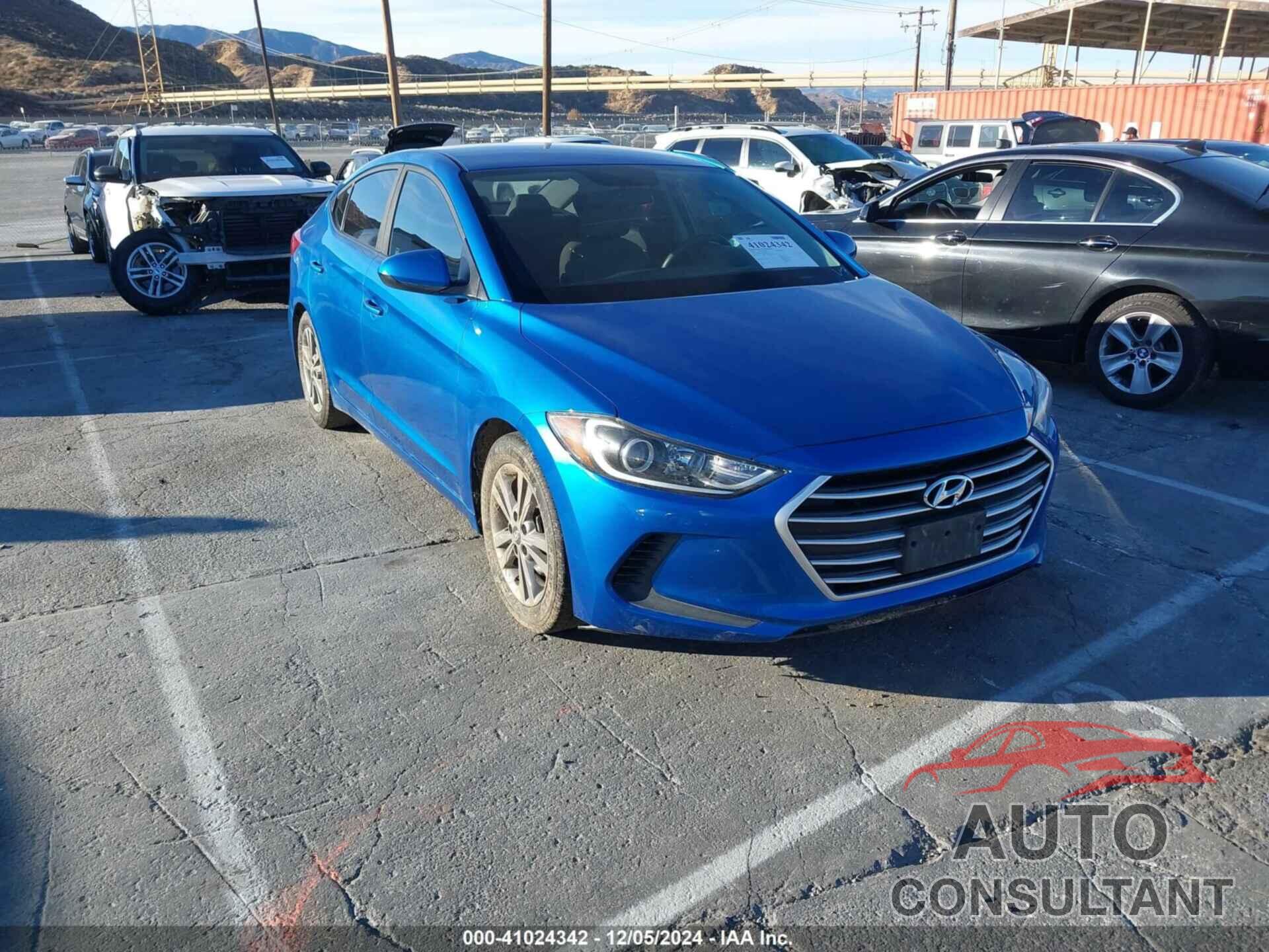 HYUNDAI ELANTRA 2018 - 5NPD84LF4JH367876